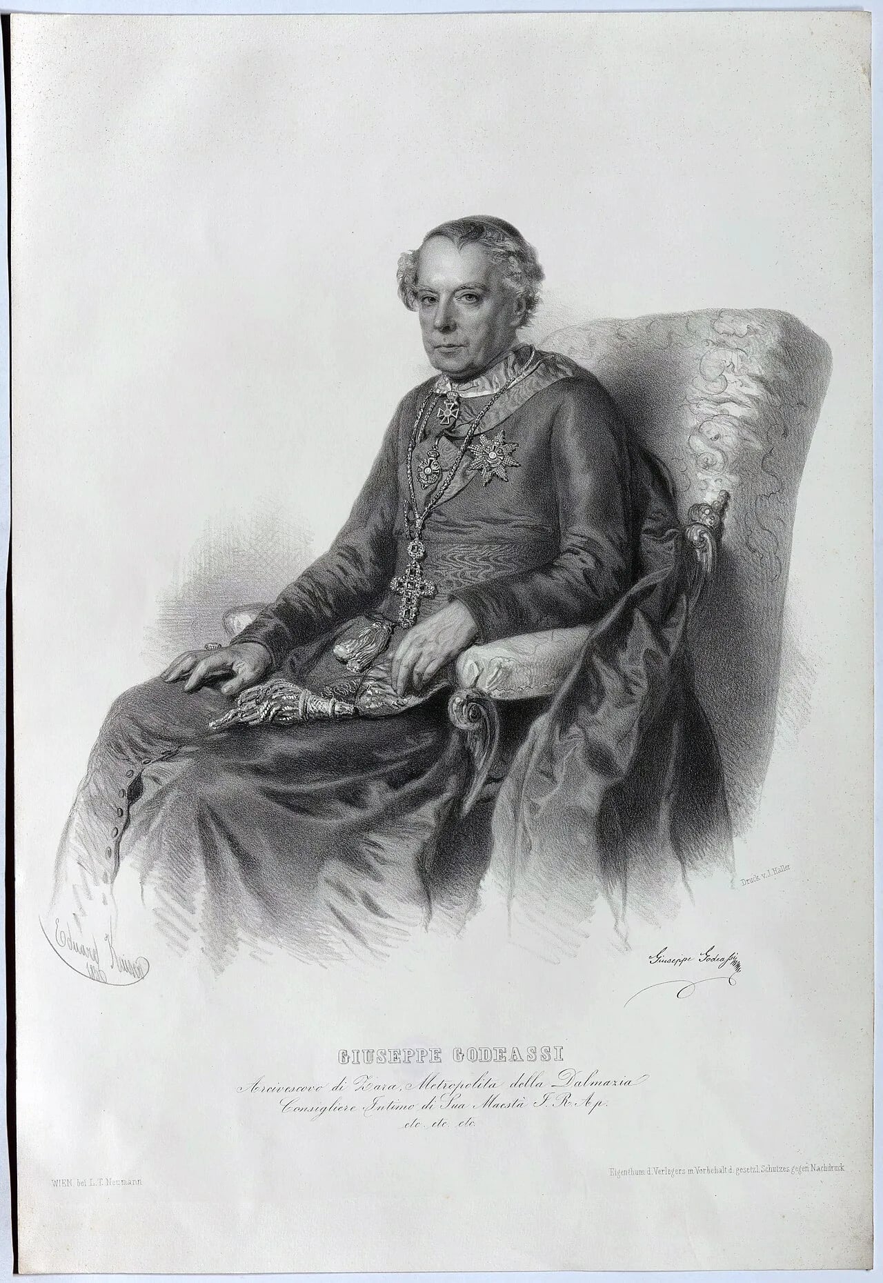 Portrait of Josip Godeassi (1788–1861) – memorial page