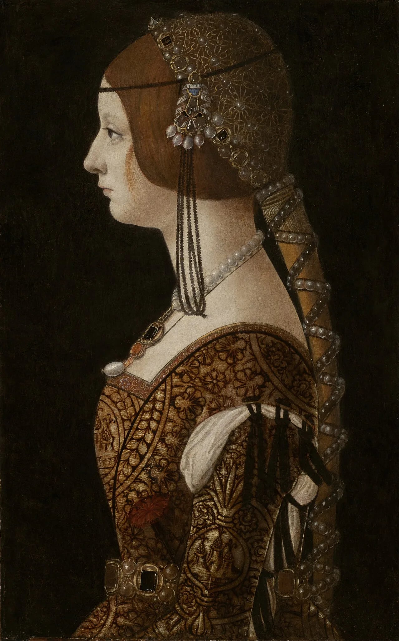 Porträt von Bianca Maria Sforza (1472–1510) – Gedenkseite
