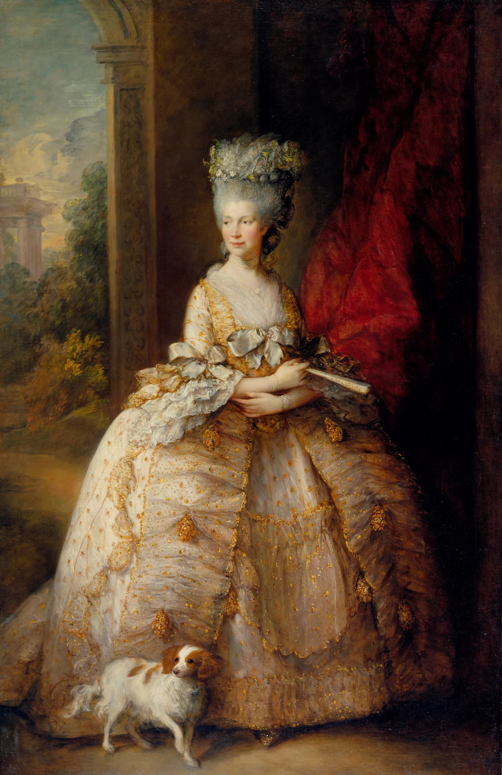 Porträt von Sophie Charlotte von Mecklenburg-Strelitz (1744–1818) – Gedenkseite