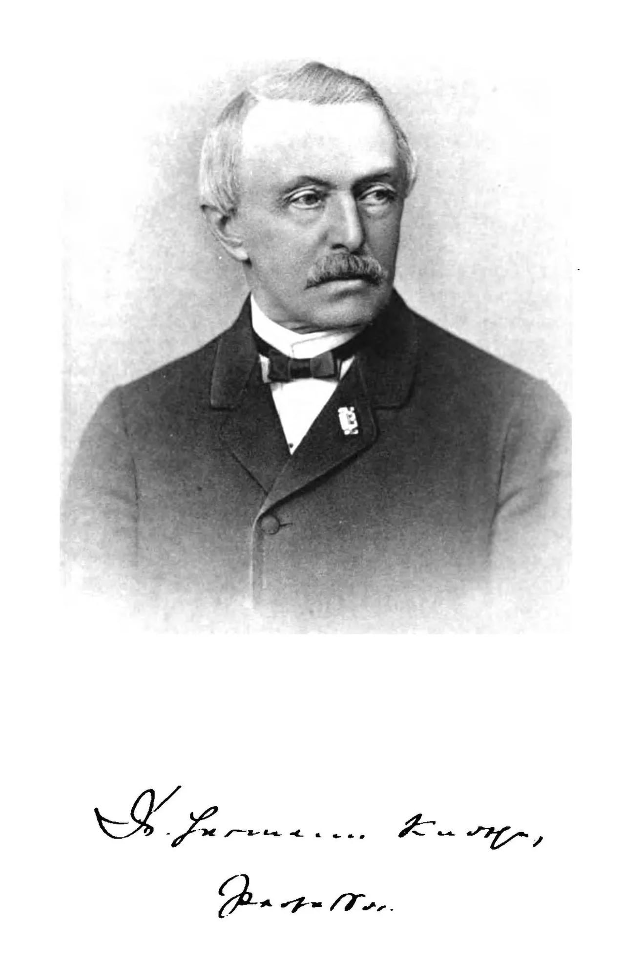 Porträt von Hermann Knothe (1821–1903) – Gedenkseite