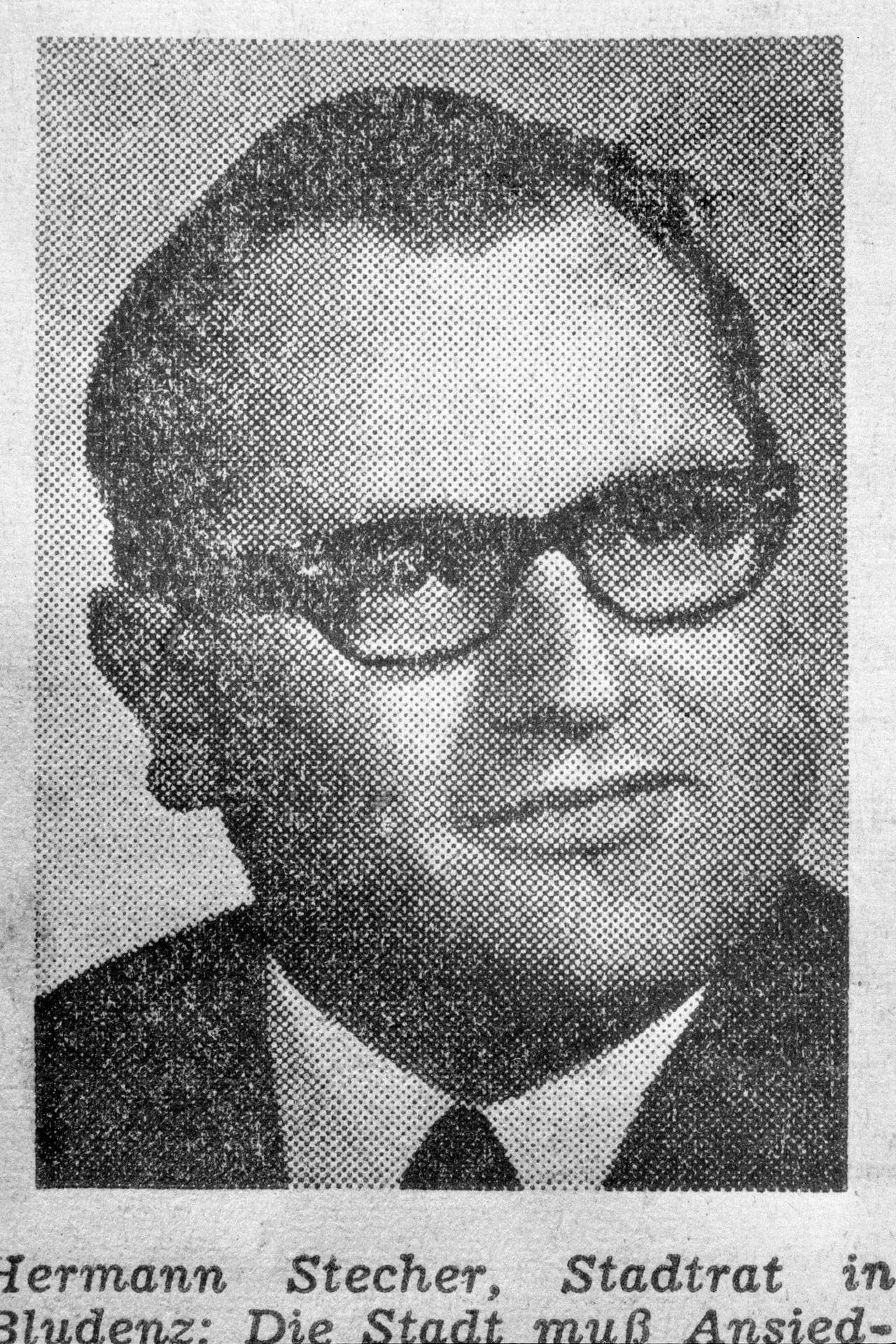 Porträt von Hermann Stecher (1926–1983) – Gedenkseite