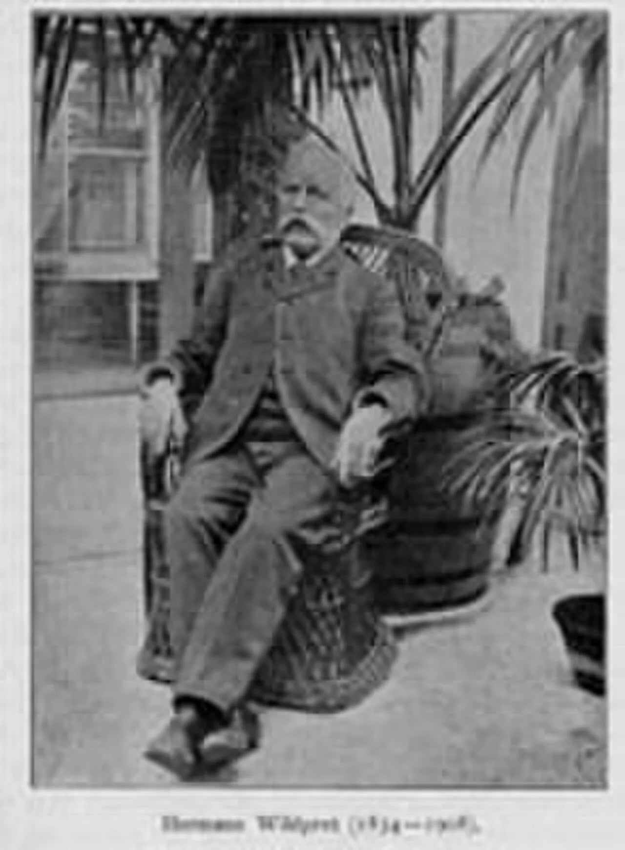 Porträt von Hermann Wildpret (1834–1908) – Gedenkseite