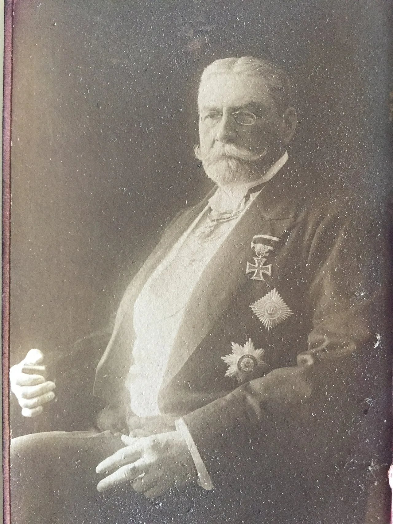 Porträt von Hermann Wilhelm Stockmann (1848–1924) – Gedenkseite