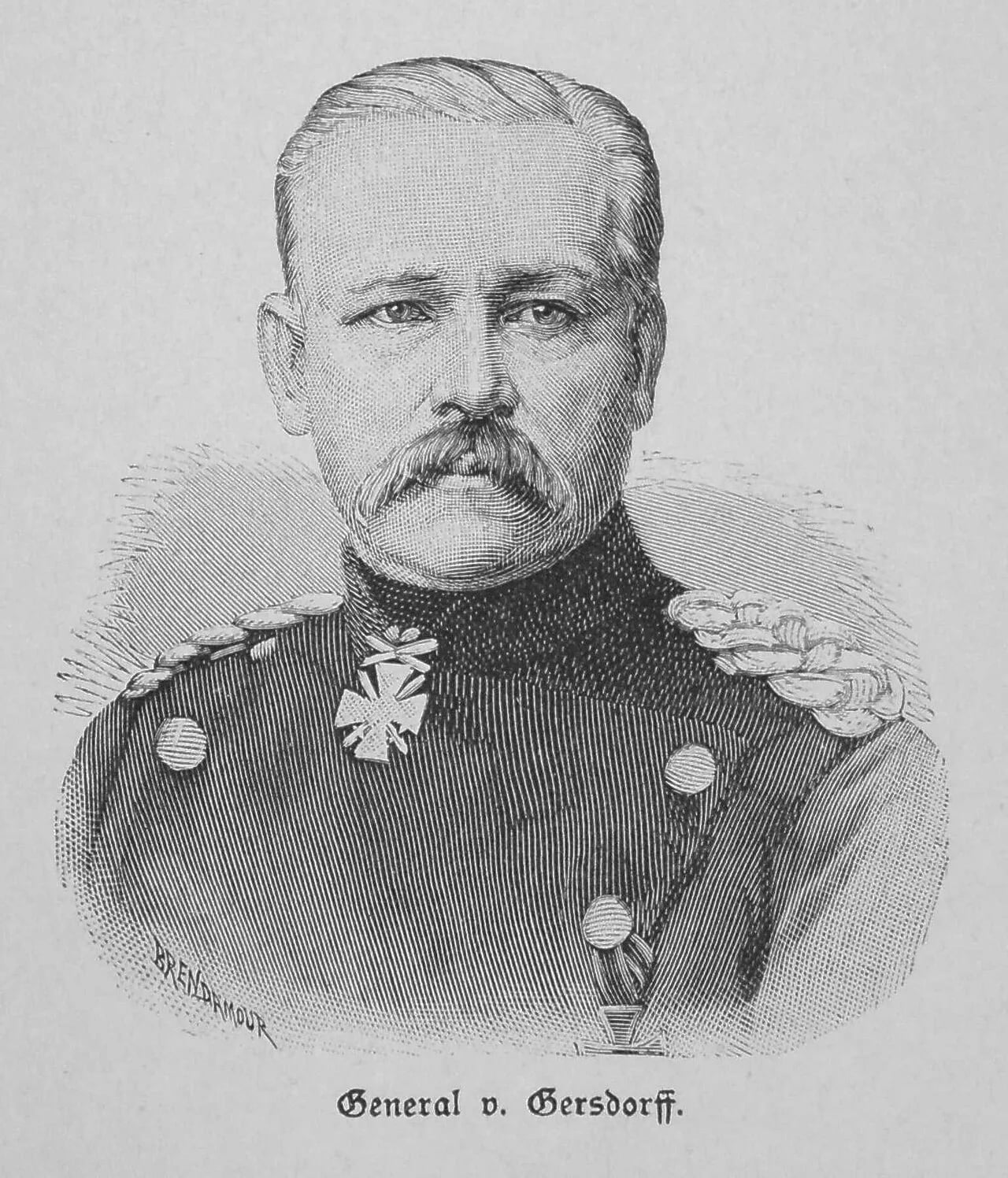 Portrait of Hermann von Gersdorff (1809–1870) – memorial page