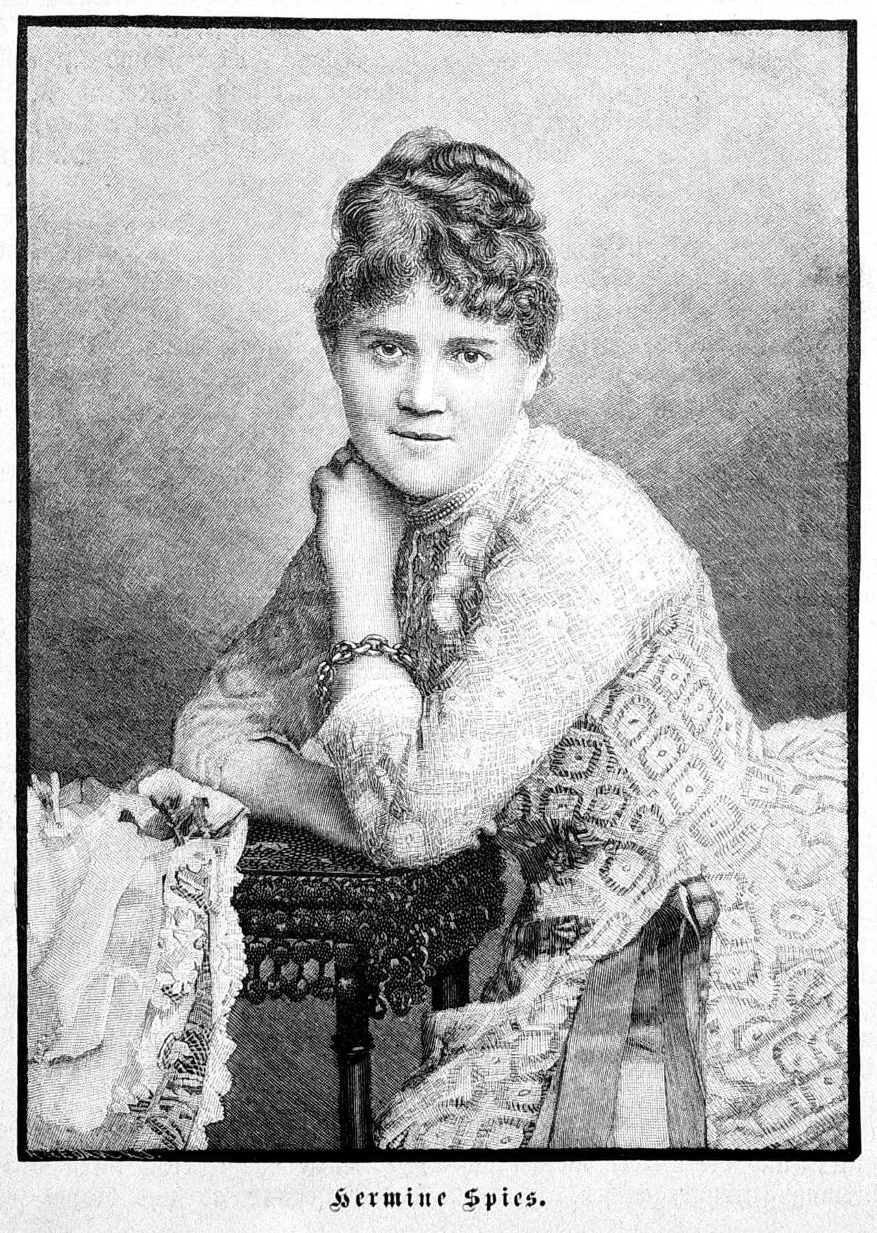 Portrait of Hermine Spies (1857–1893) – memorial page