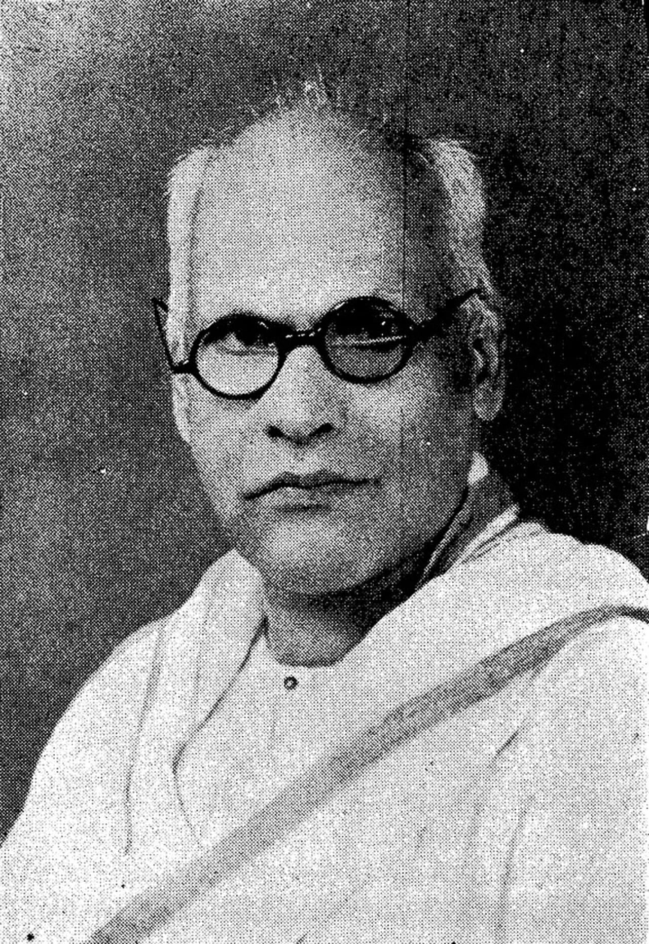 Porträt von R. Narayanapaniker (1889–1959) – Gedenkseite