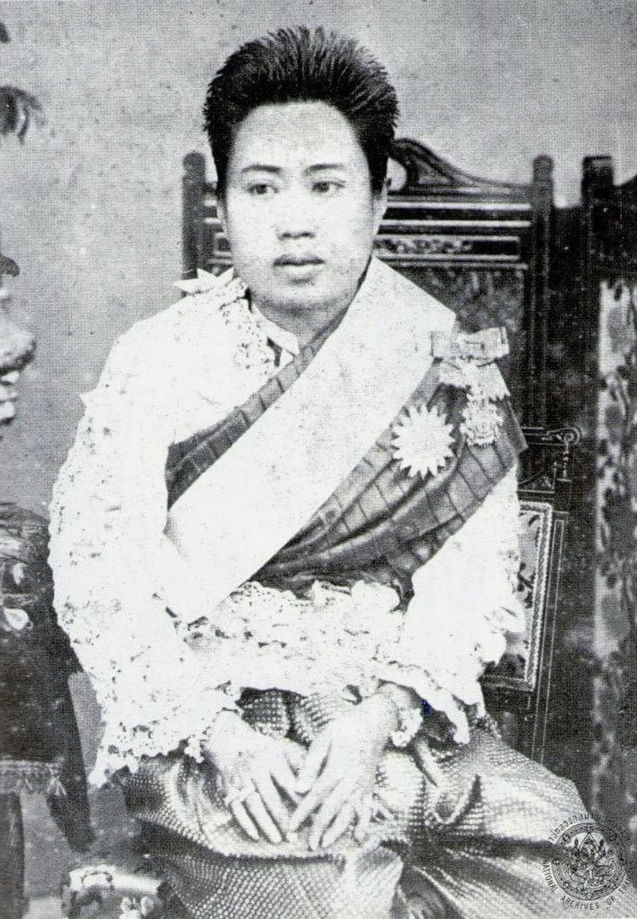 Porträt von Ubolratana Narinaga (1846–1901) – Gedenkseite