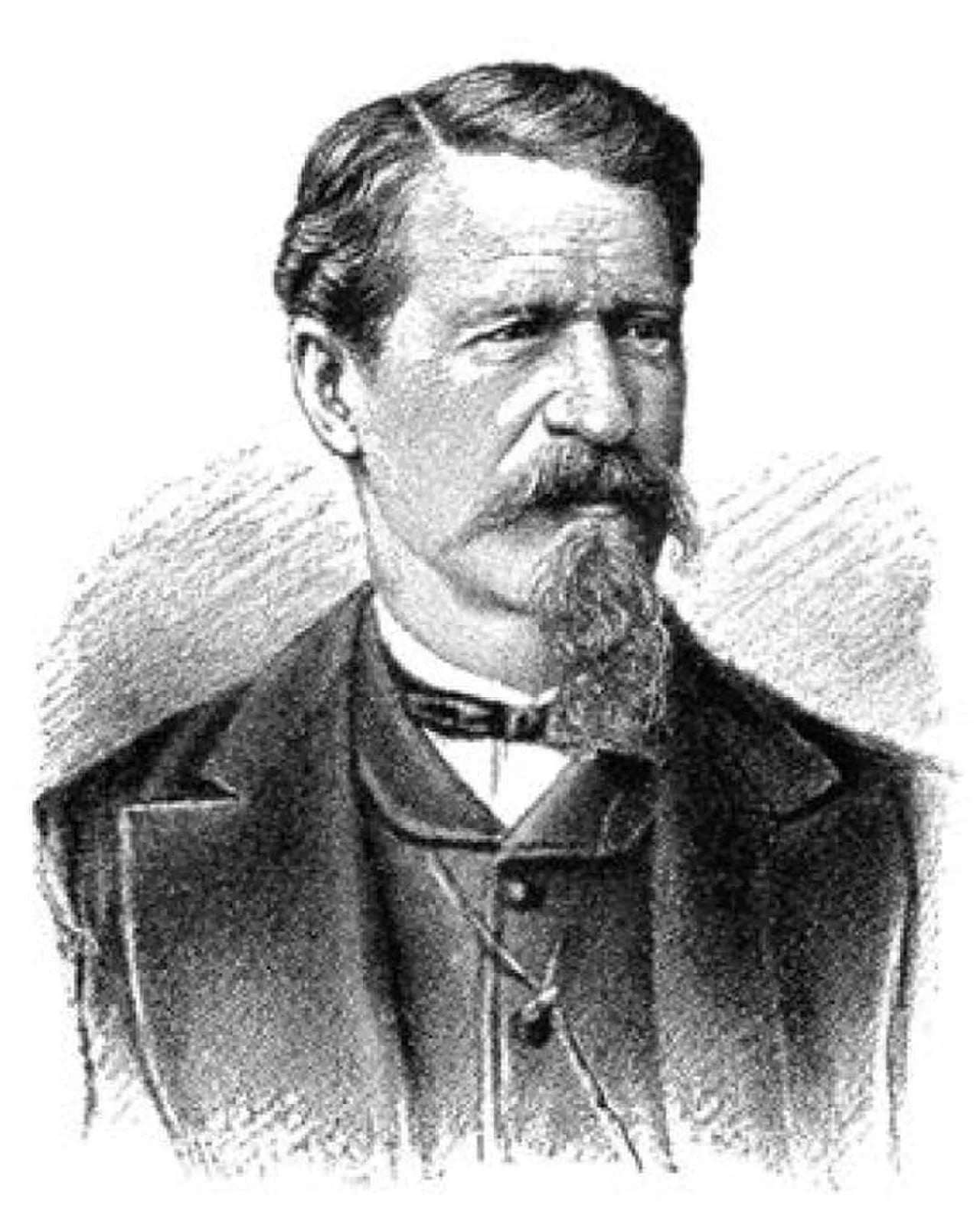 Porträt von Abraham Stocker (1825–1887) – Gedenkseite