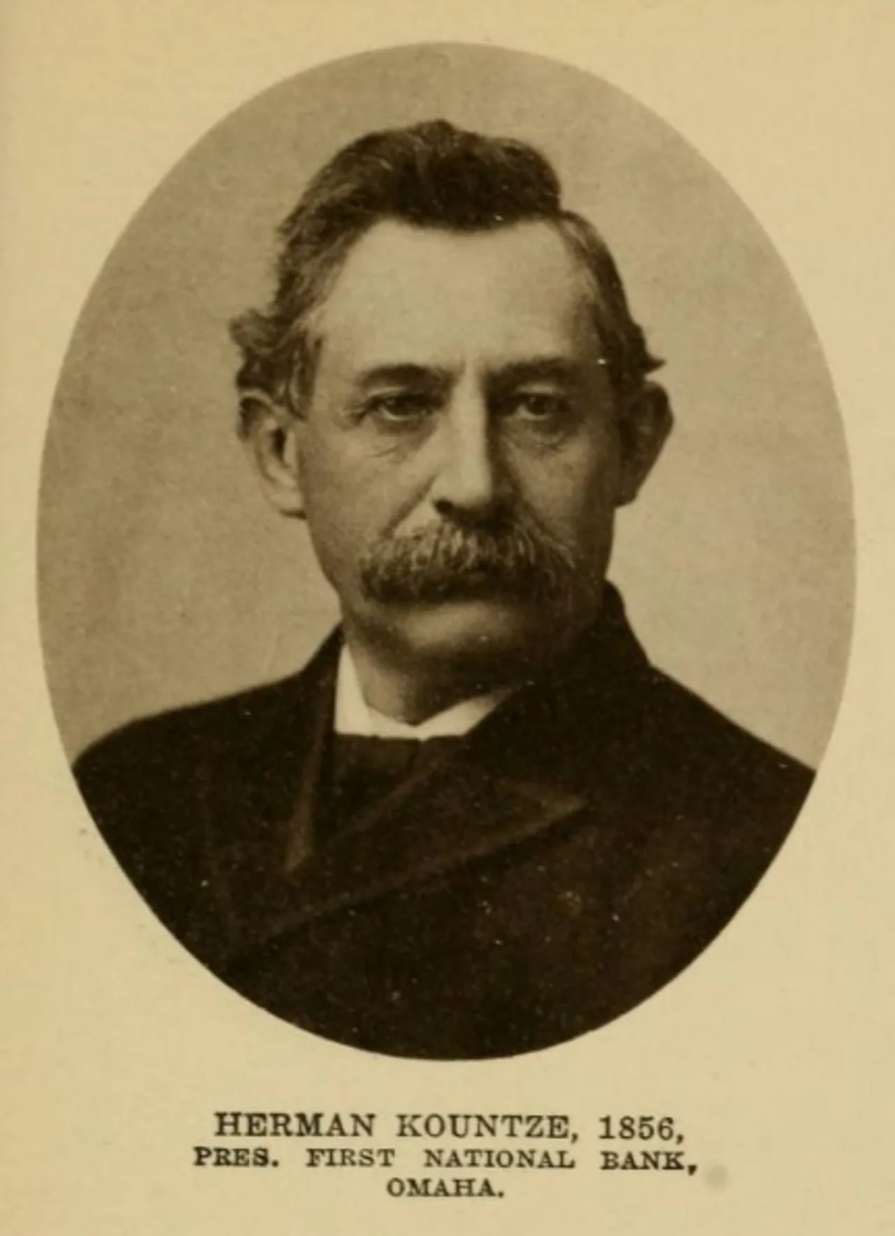 Porträt von Herman Kountze (1833–1906) – Gedenkseite