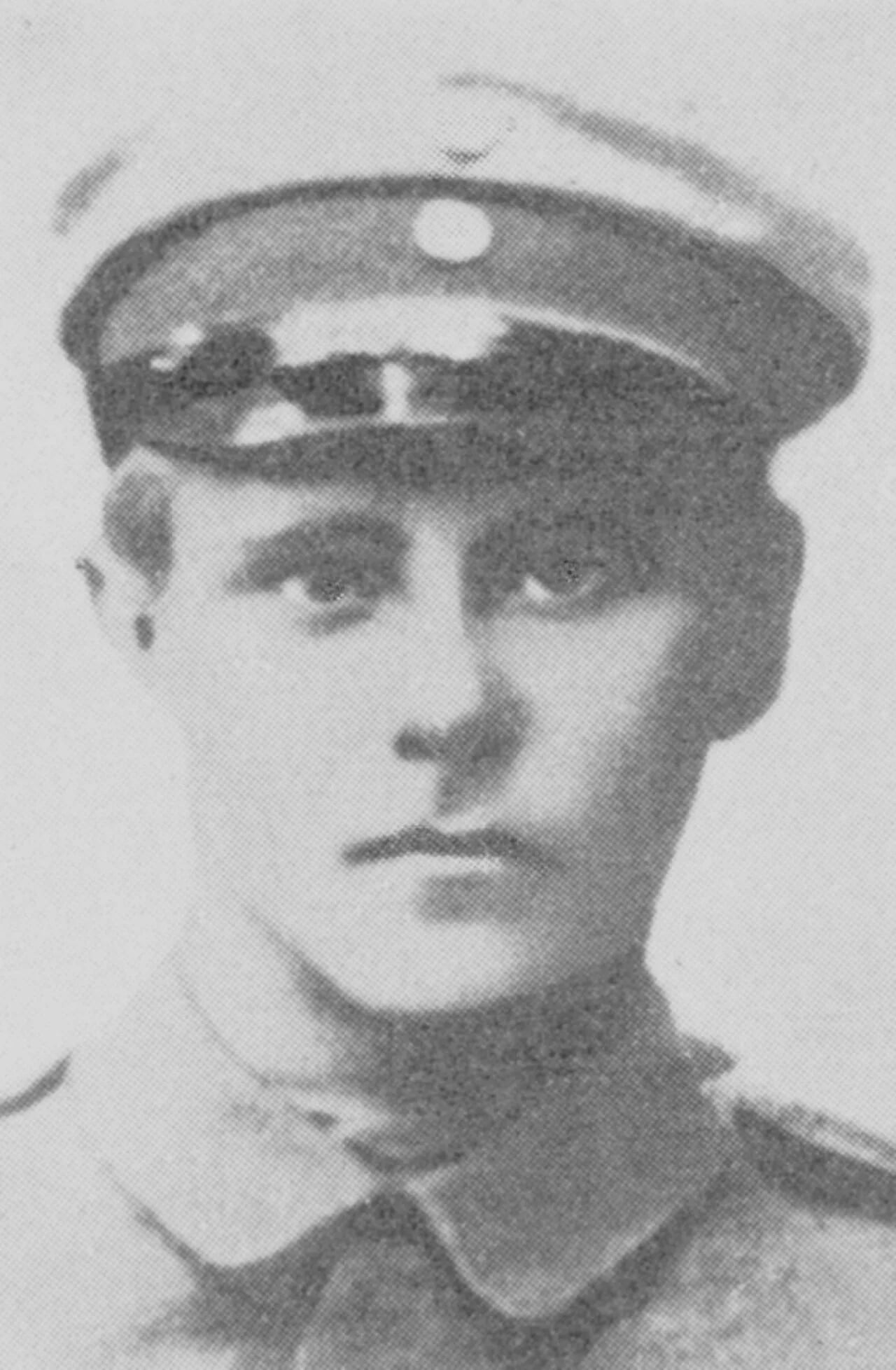 Porträt von Karl Dikert (1895–1918) – Gedenkseite
