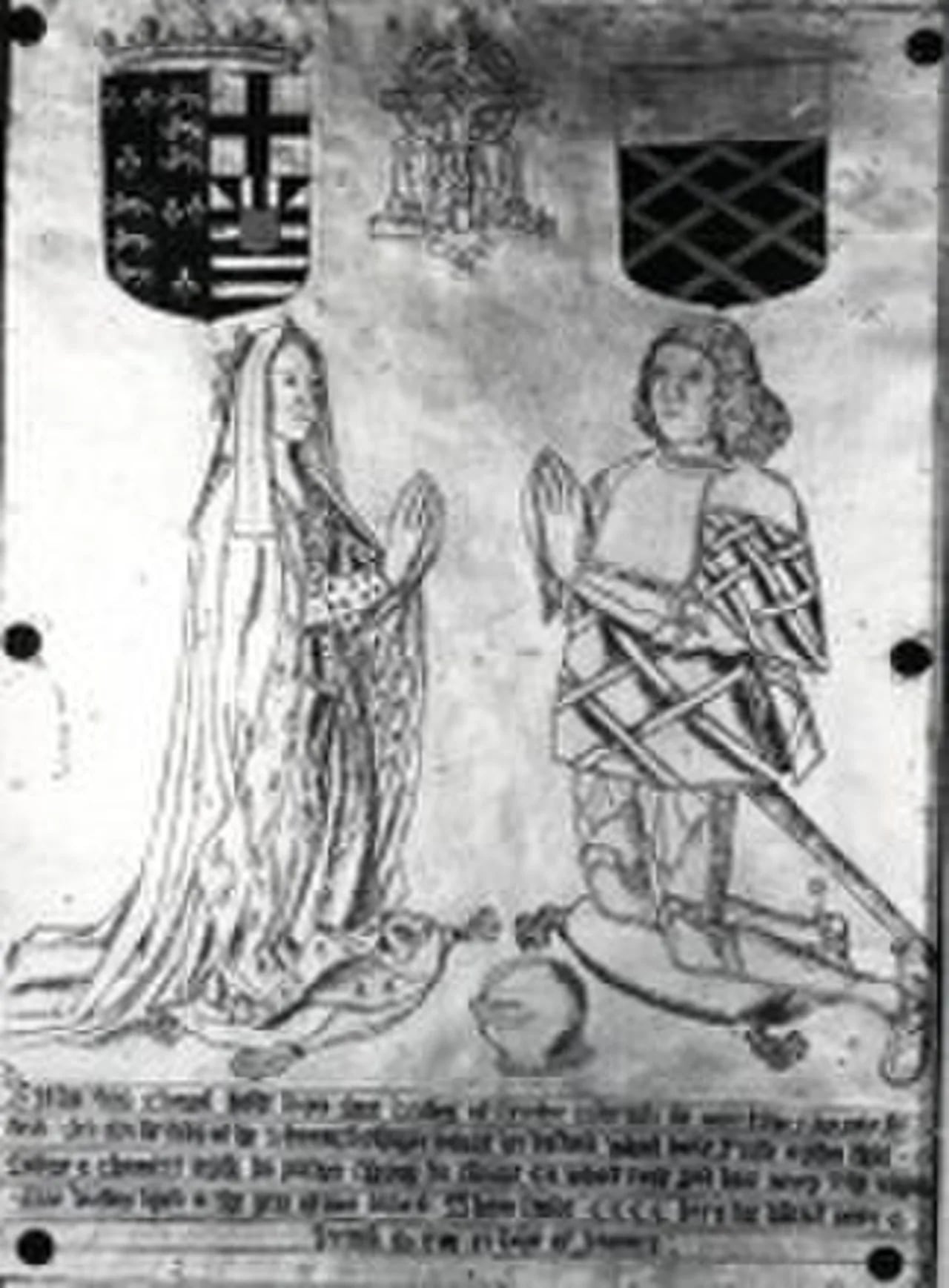 Porträt von Anne of York (1439–1476) – Gedenkseite