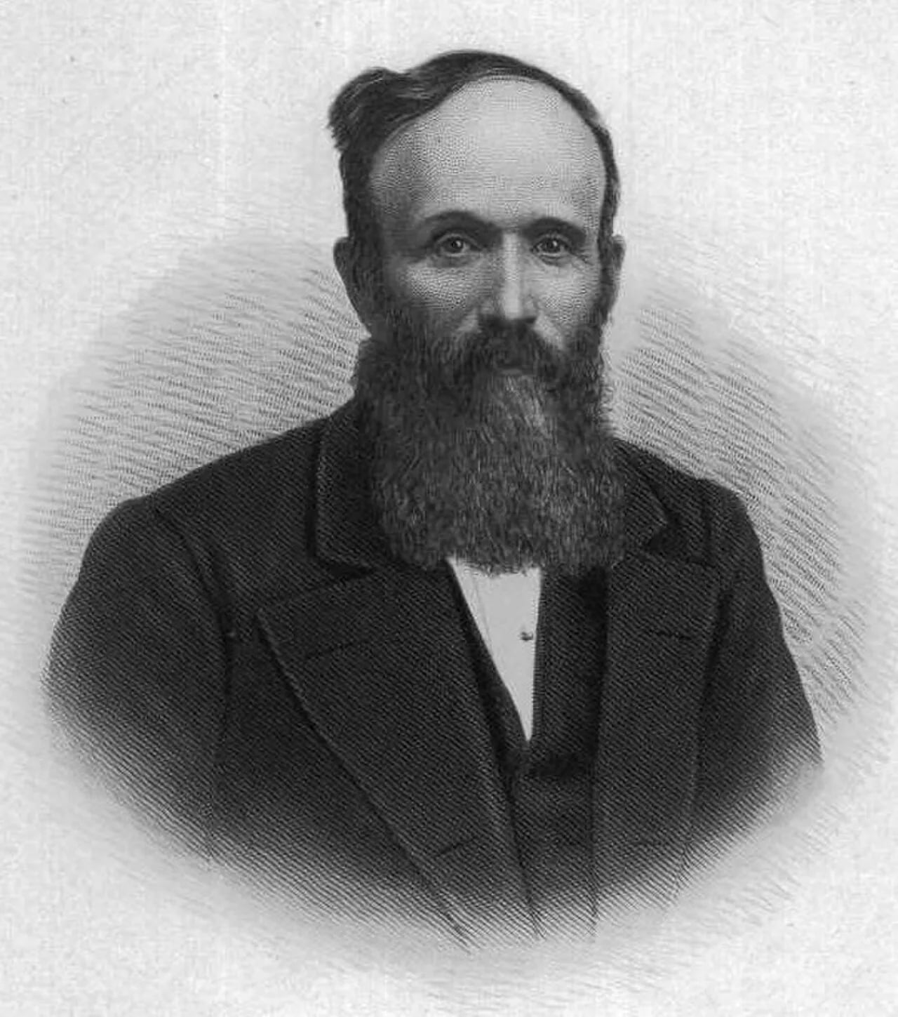 Porträt von Hieronymus Fäßler (1823–1903) – Gedenkseite