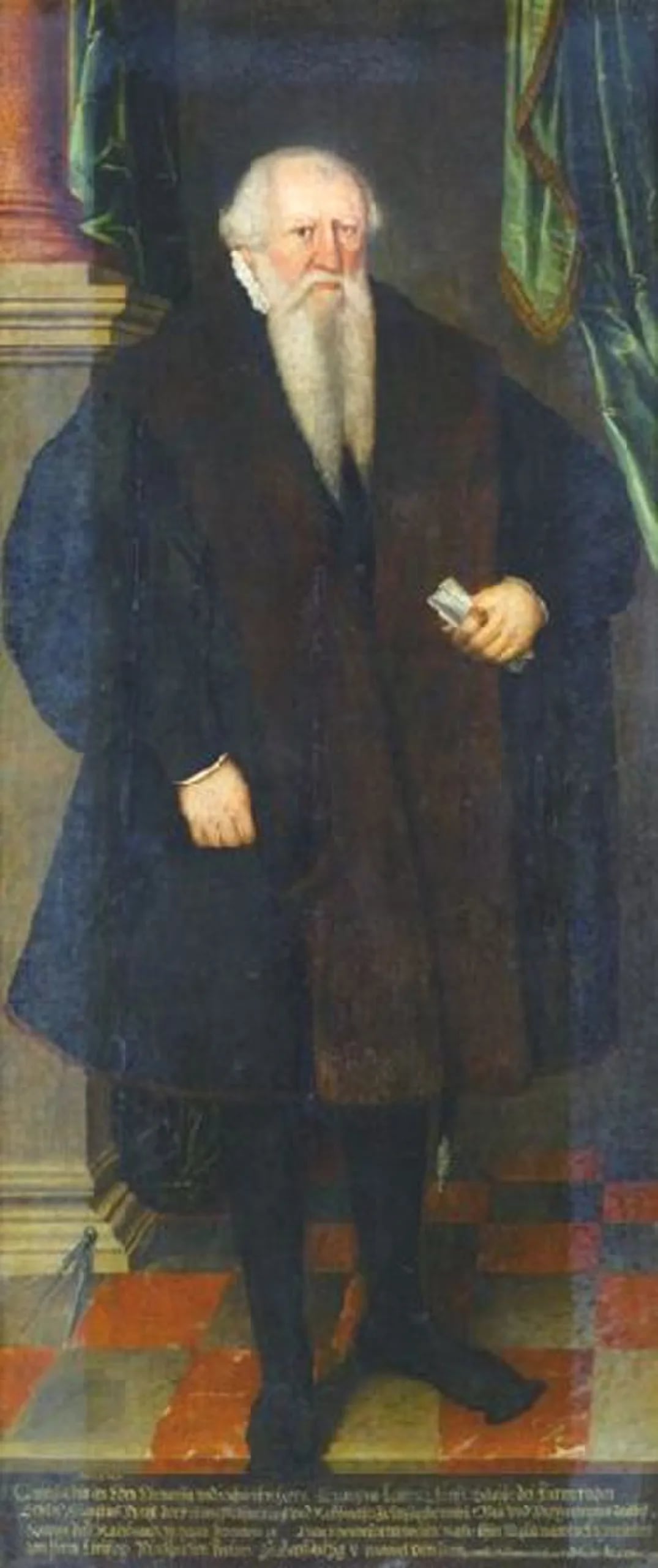 Porträt von Hieronymus Lotter (1497–1580) – Gedenkseite