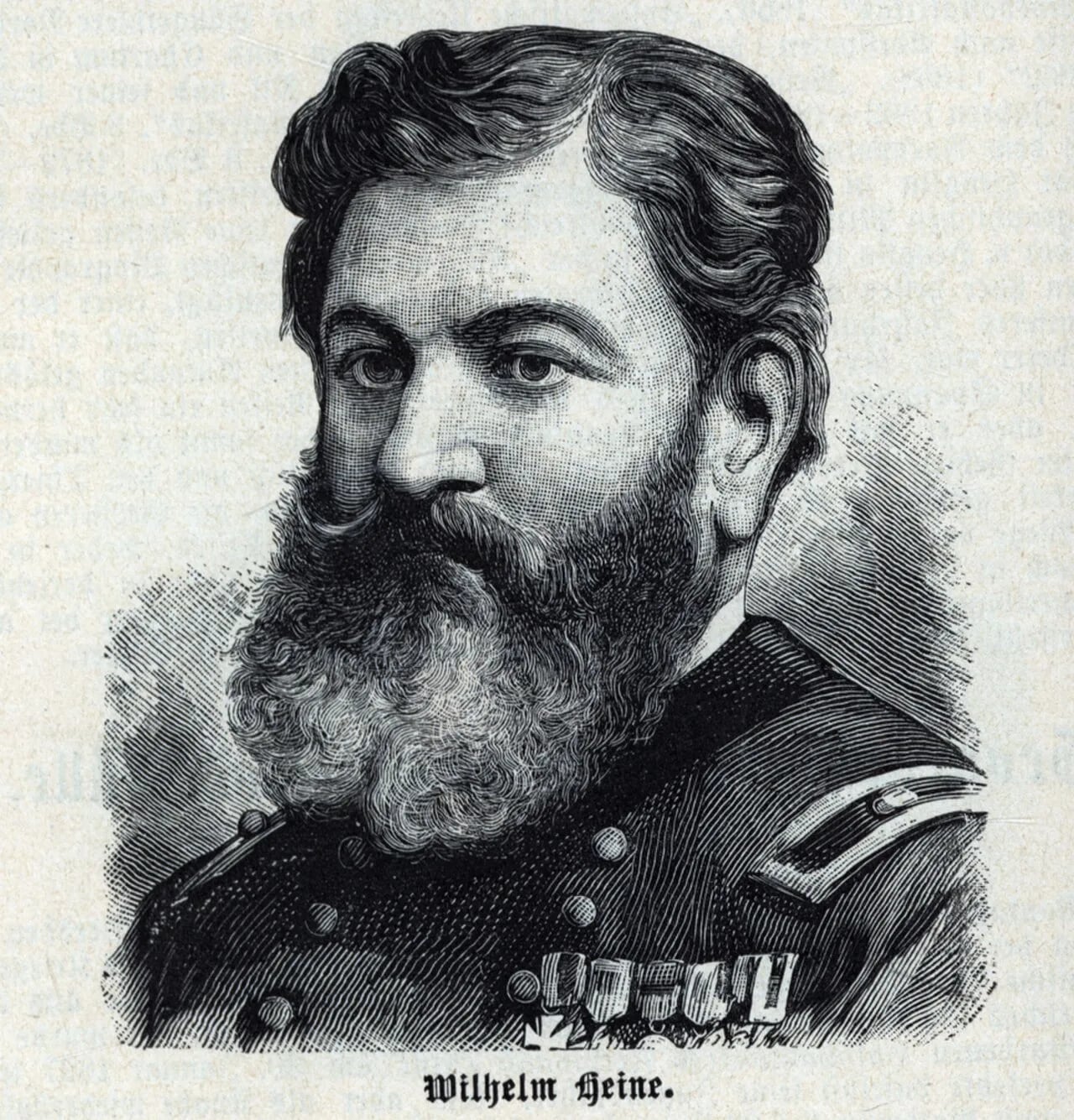 Porträt von Wilhelm Heine (1827–1885) – Gedenkseite