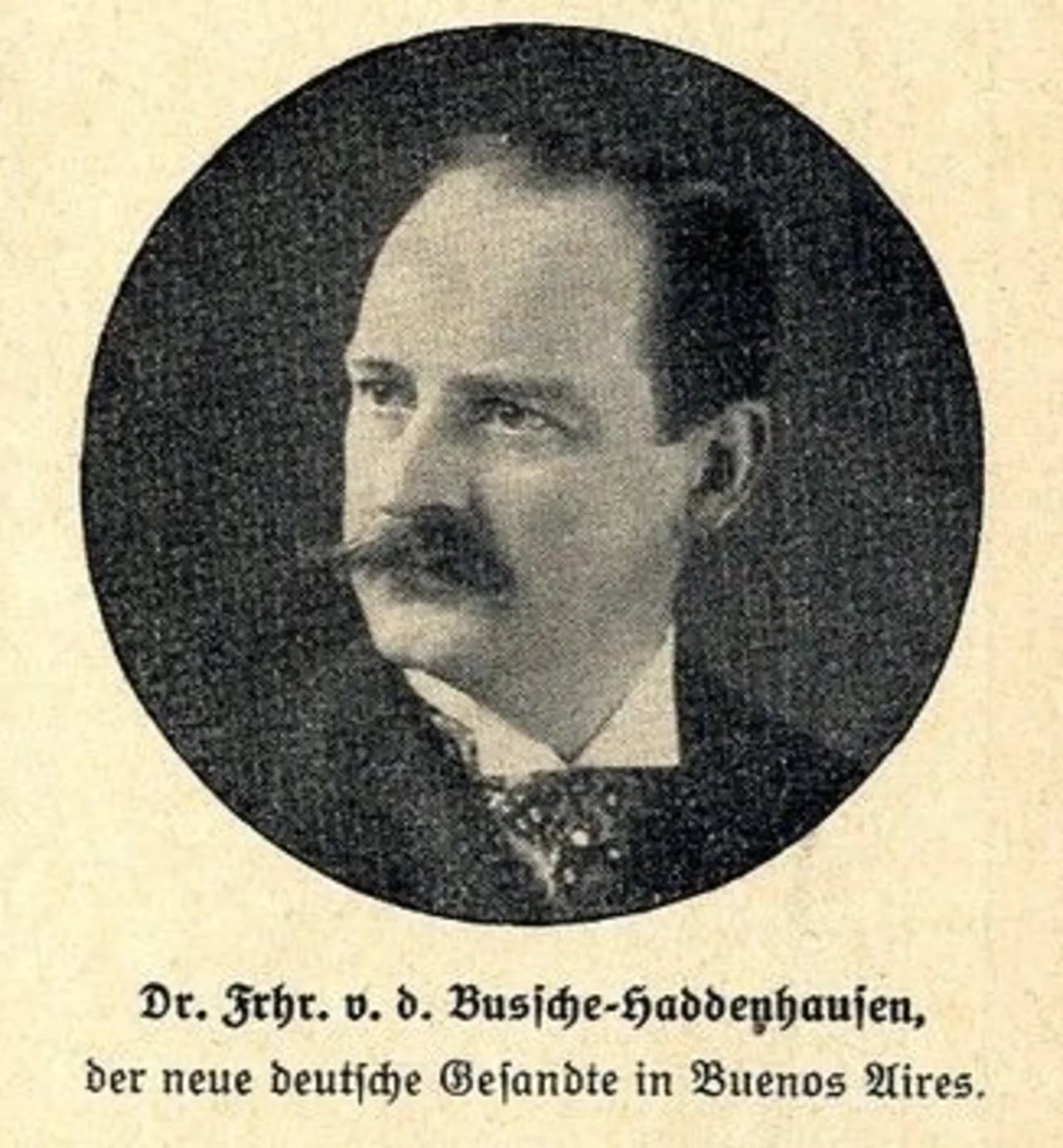 Portrait of Hilmar von dem Bussche-Haddenhausen (1867–1939) – memorial page