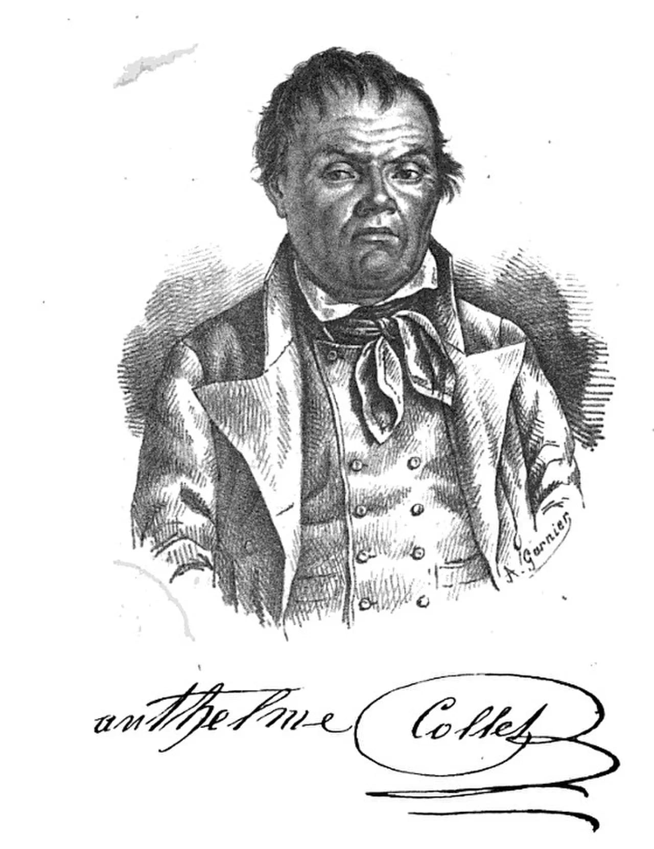 Porträt von Anthelme Collet (1785–1840) – Gedenkseite