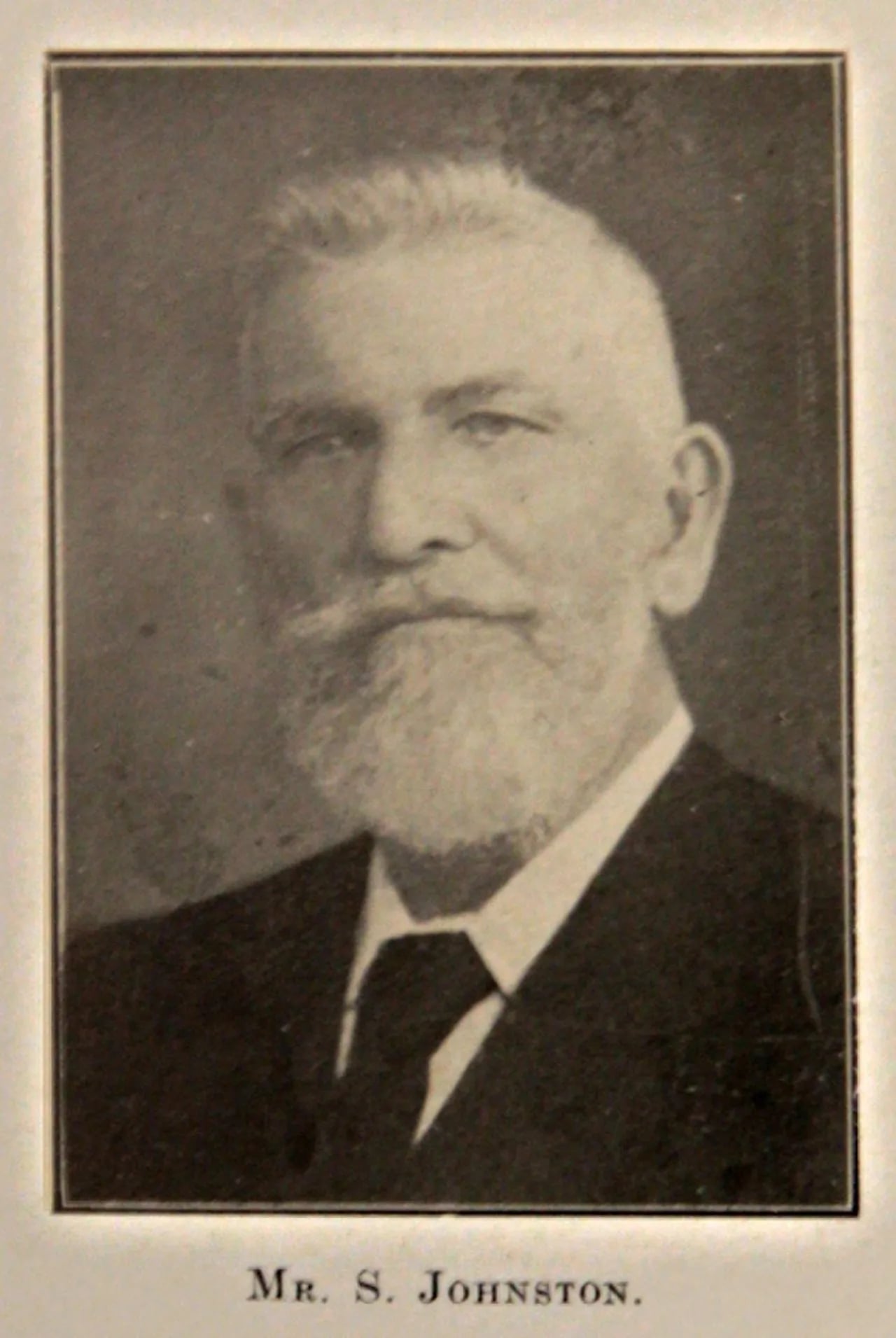 Portrait of Samuel Johnston (1840–1924) – memorial page