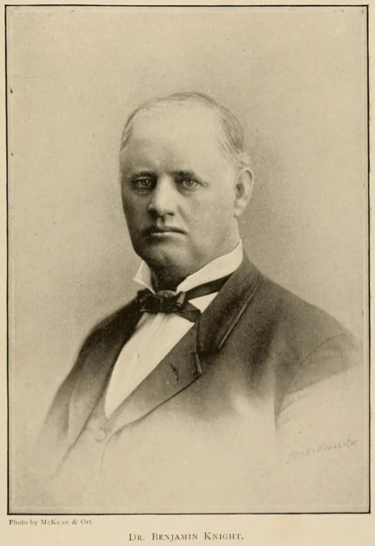 Portrait of Benjamin Knight (1836–1905) – memorial page