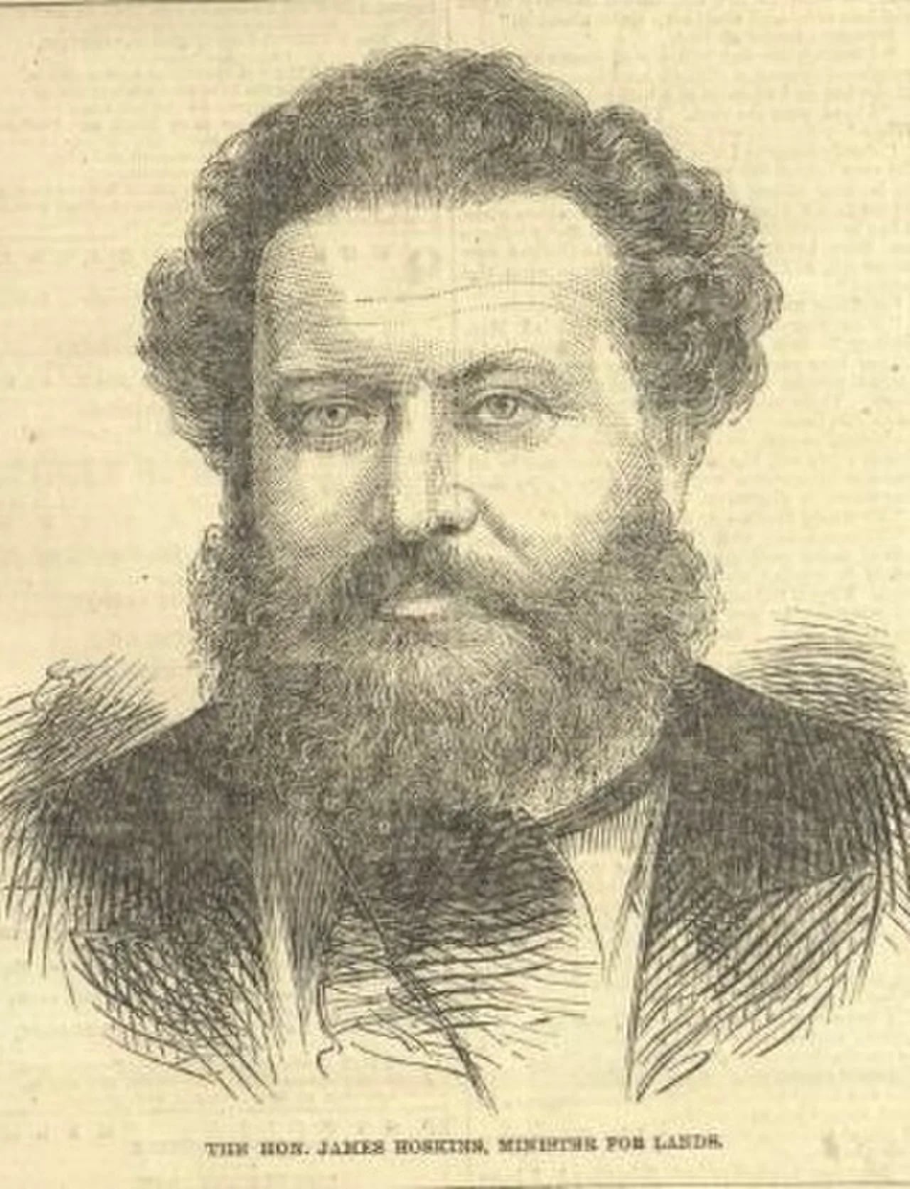 Porträt von James Hoskins (1823–1900) – Gedenkseite