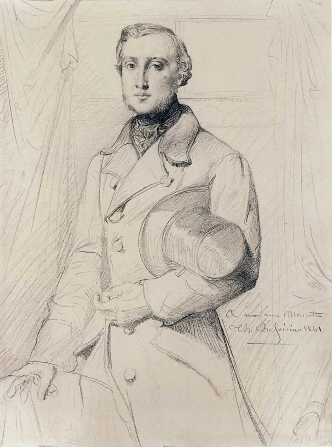 Portrait of Louis Marcotte de Quivières (1815–1899) – memorial page