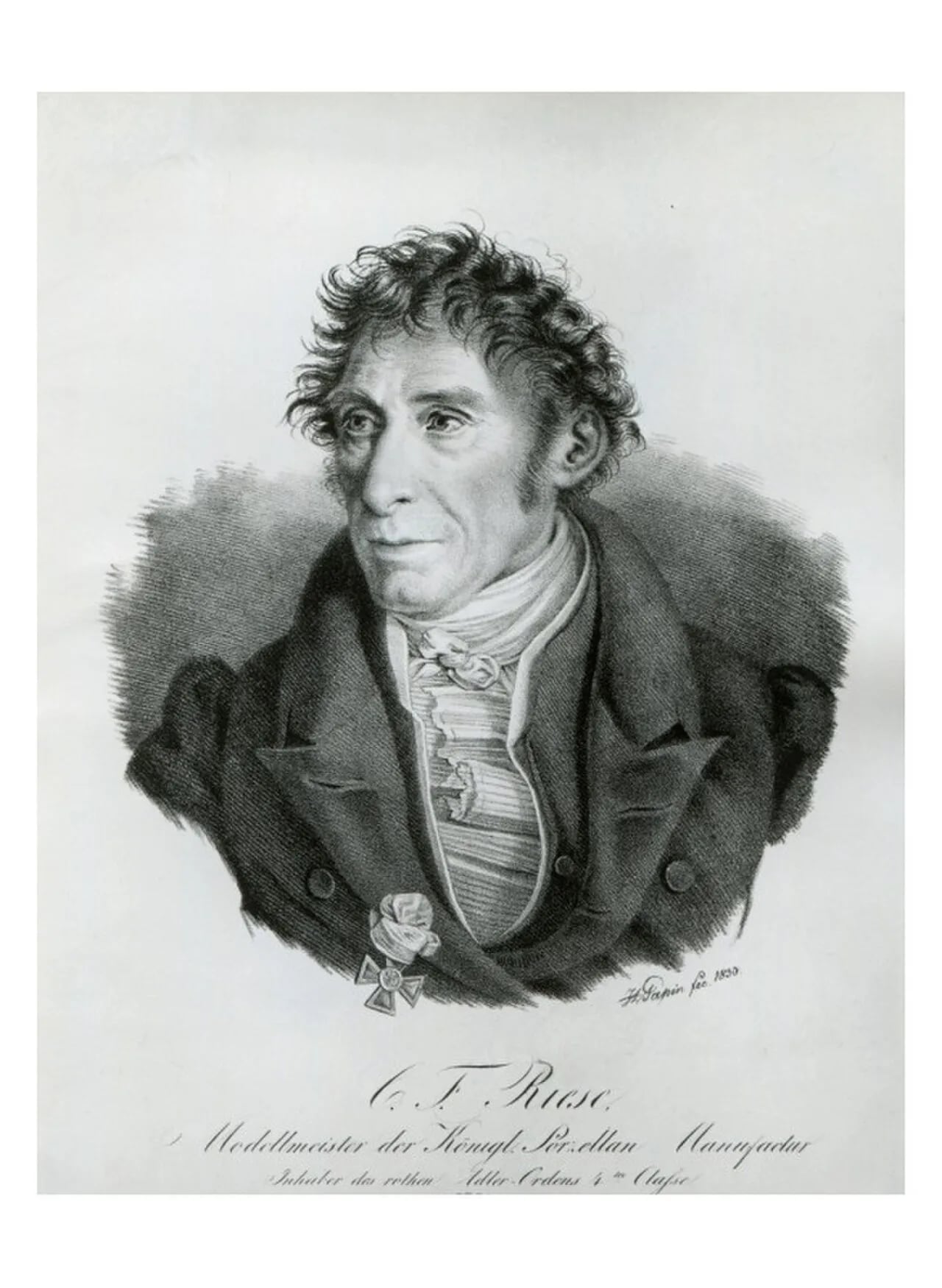 Portrait of Johann Karl Friedrich Riese (1759–1834) – memorial page