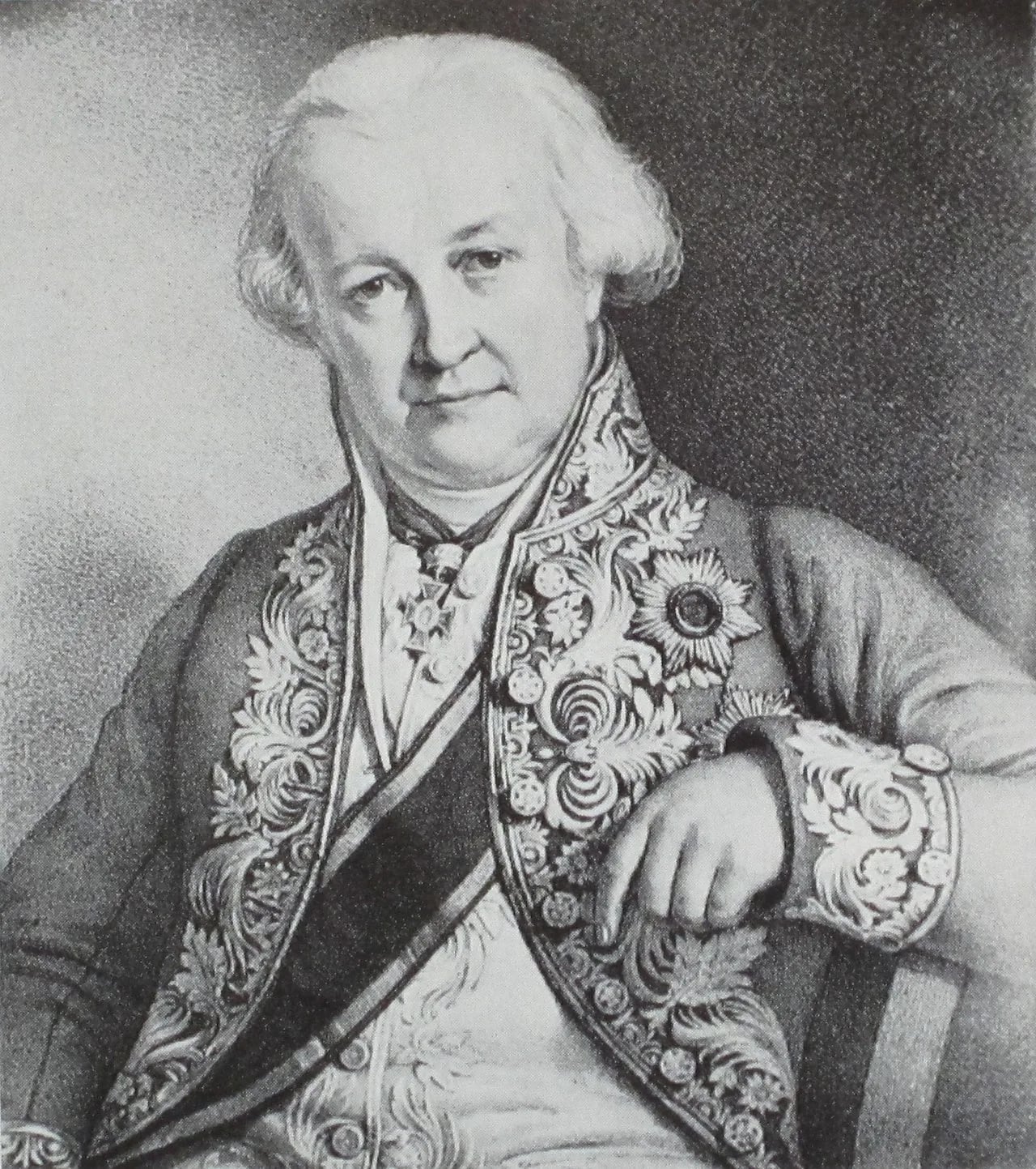 Porträt von Johann von Türckheim (1749–1824) – Gedenkseite