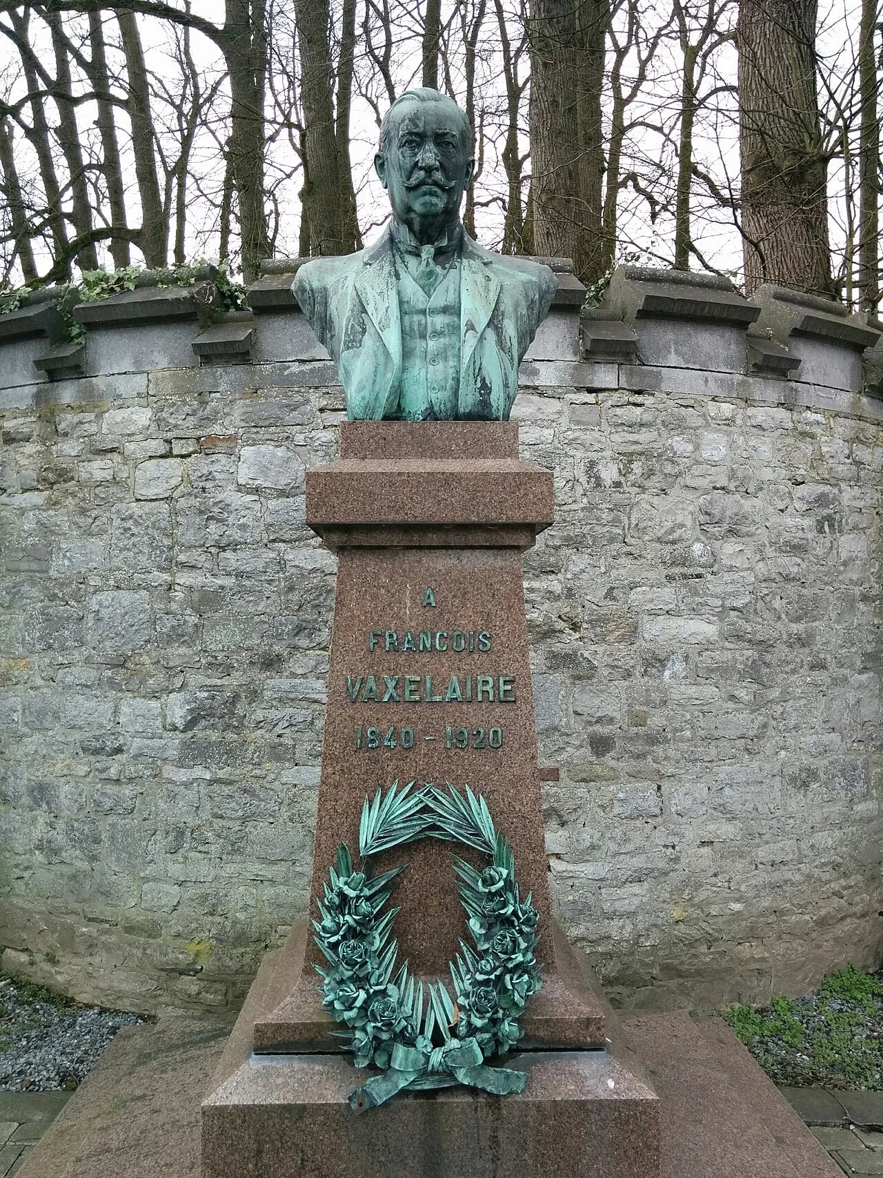 Portrait of François Vaxelaire (1840–1920) – memorial page