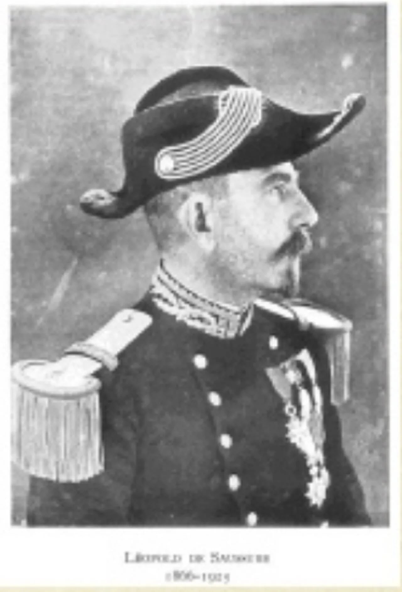 Porträt von Léopold de Saussure (1866–1925) – Gedenkseite