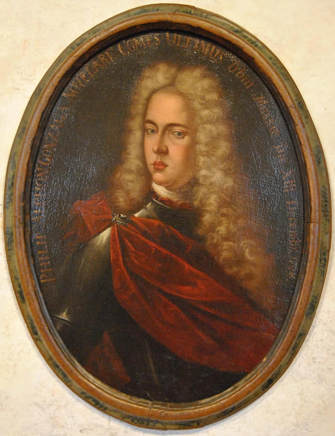 Porträt von Filippo Alfonso Gonzaga (1700–1728) – Gedenkseite