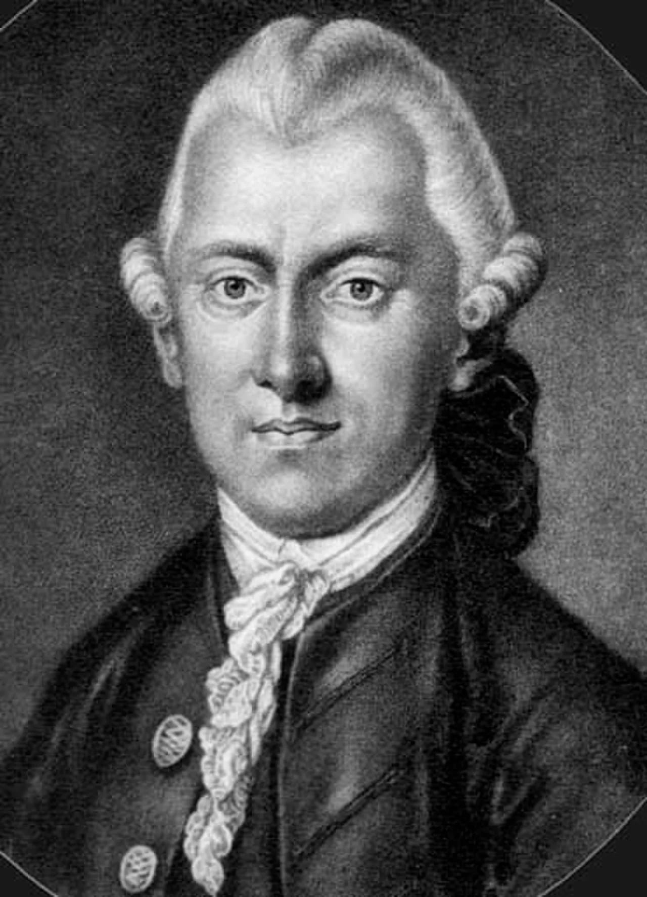 Porträt von Johann Christian von Schreber (1739–1810) – Gedenkseite
