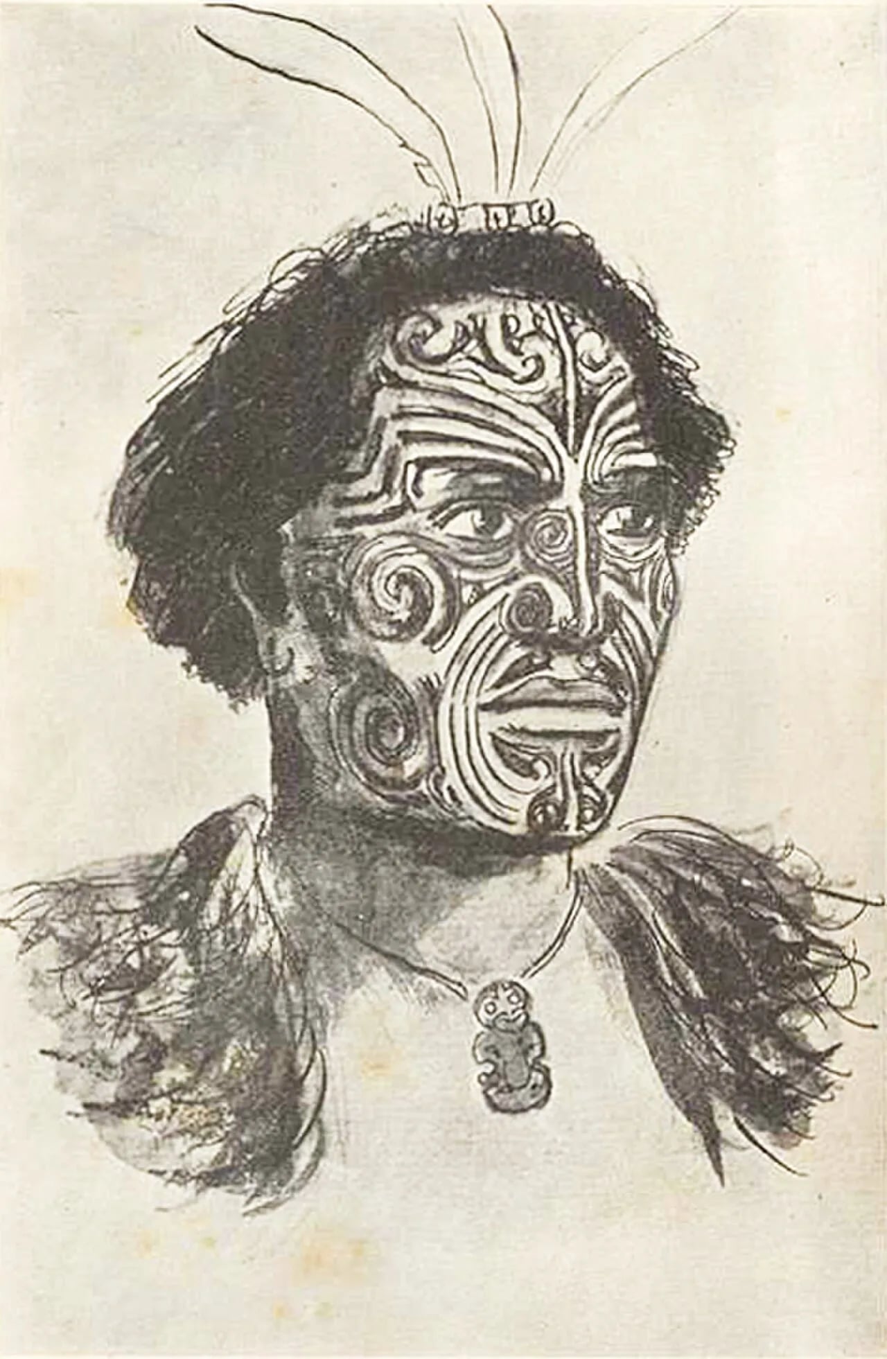 Porträt von Hongi Hika (1772–1828) – Gedenkseite