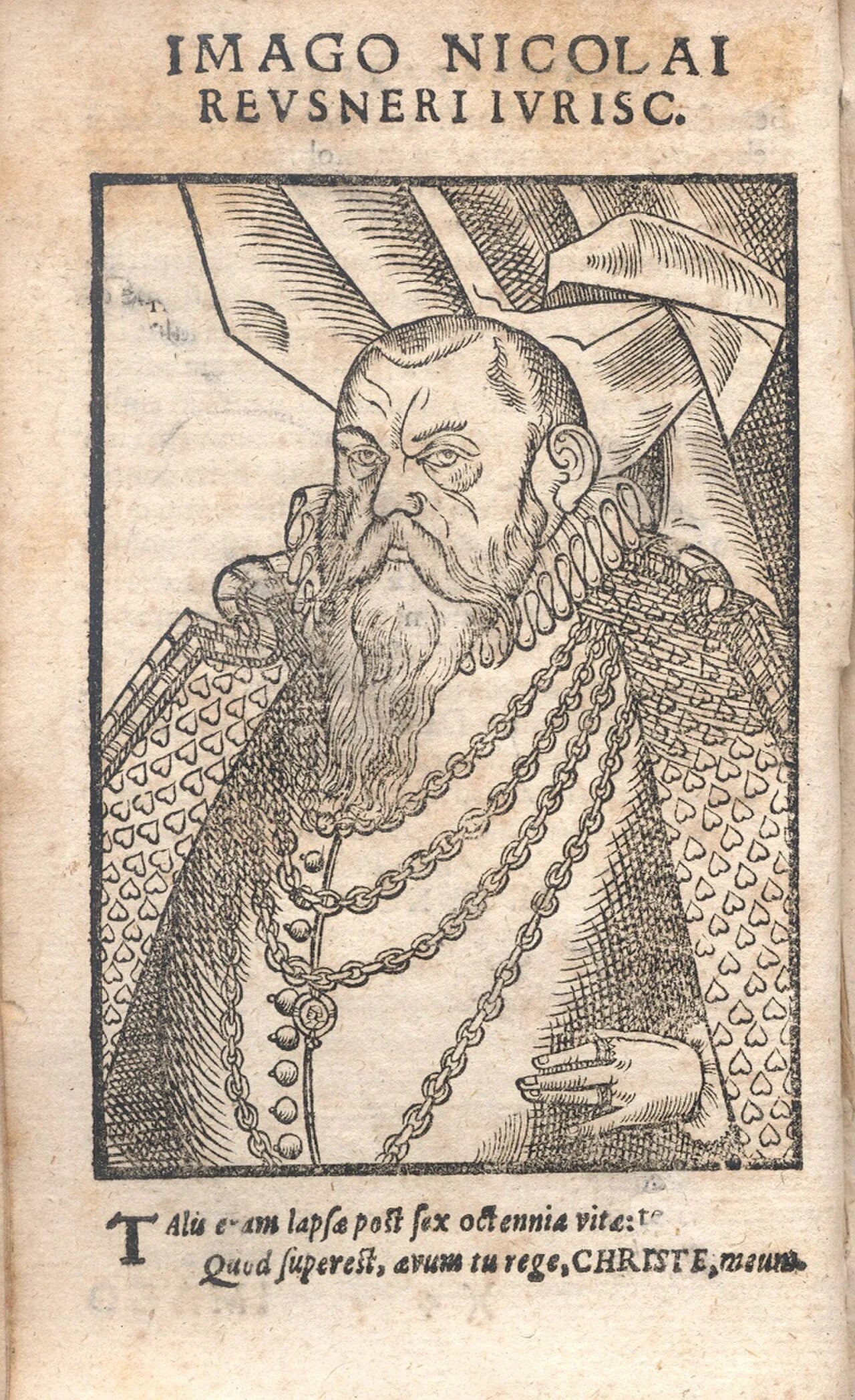 Portrait of Nikolaus von Reusner (1545–1602) – memorial page