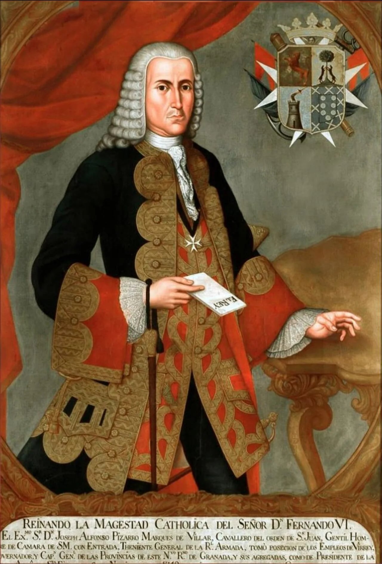 Portrait of José Alfonso Pizarro (1689–1762) – memorial page