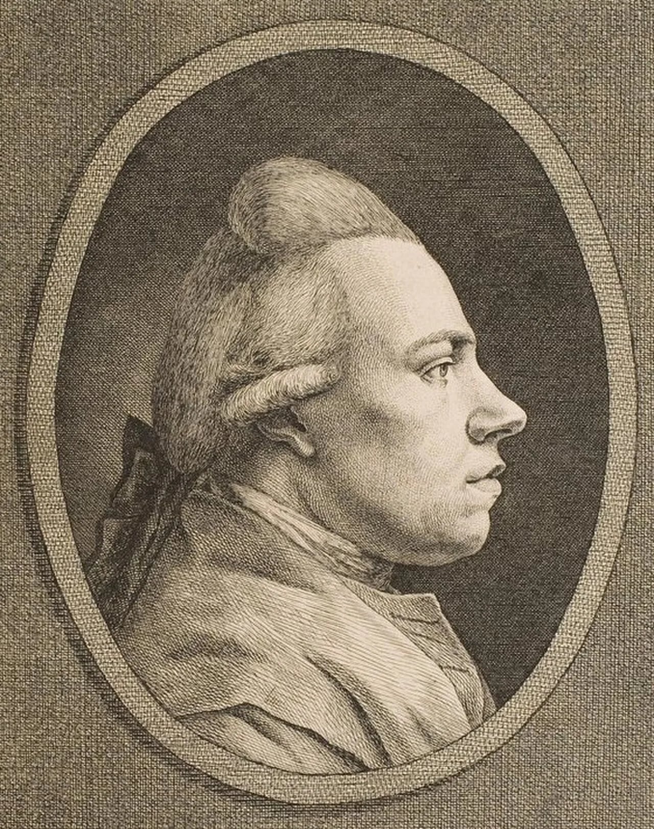 Porträt von Gottlob David Hartmann (1752–1775) – Gedenkseite
