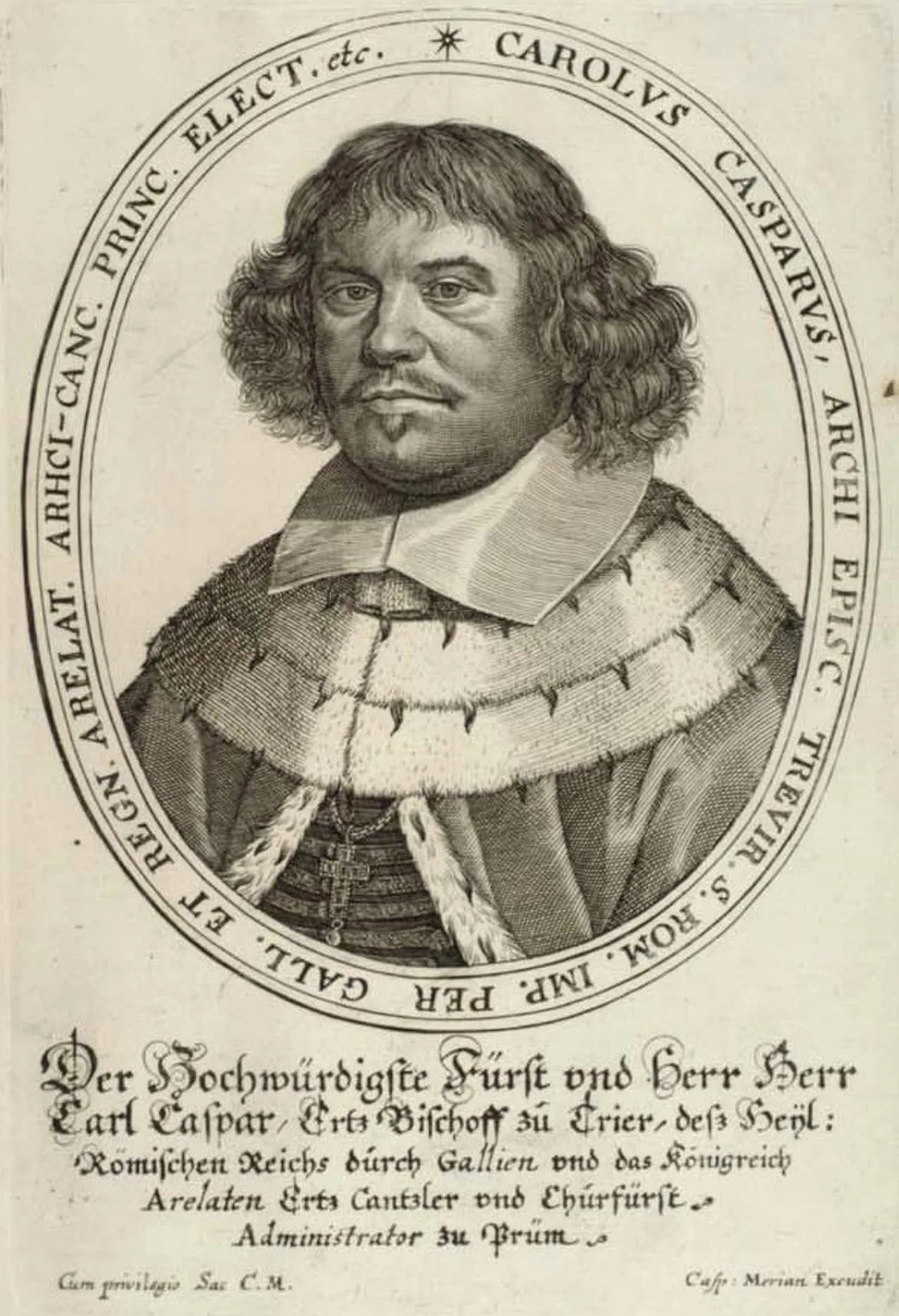 Porträt von Karl Kaspar von der Leyen (1618–1676) – Gedenkseite