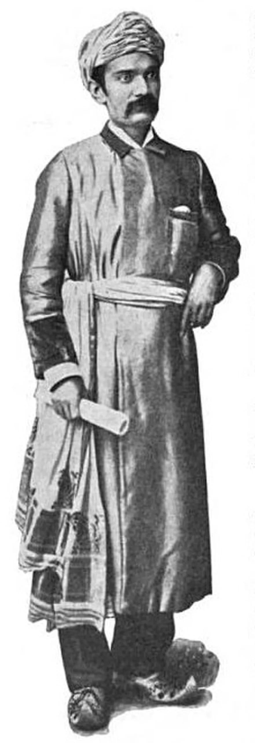 Porträt von Virchand Gandhi (1864–1901) – Gedenkseite