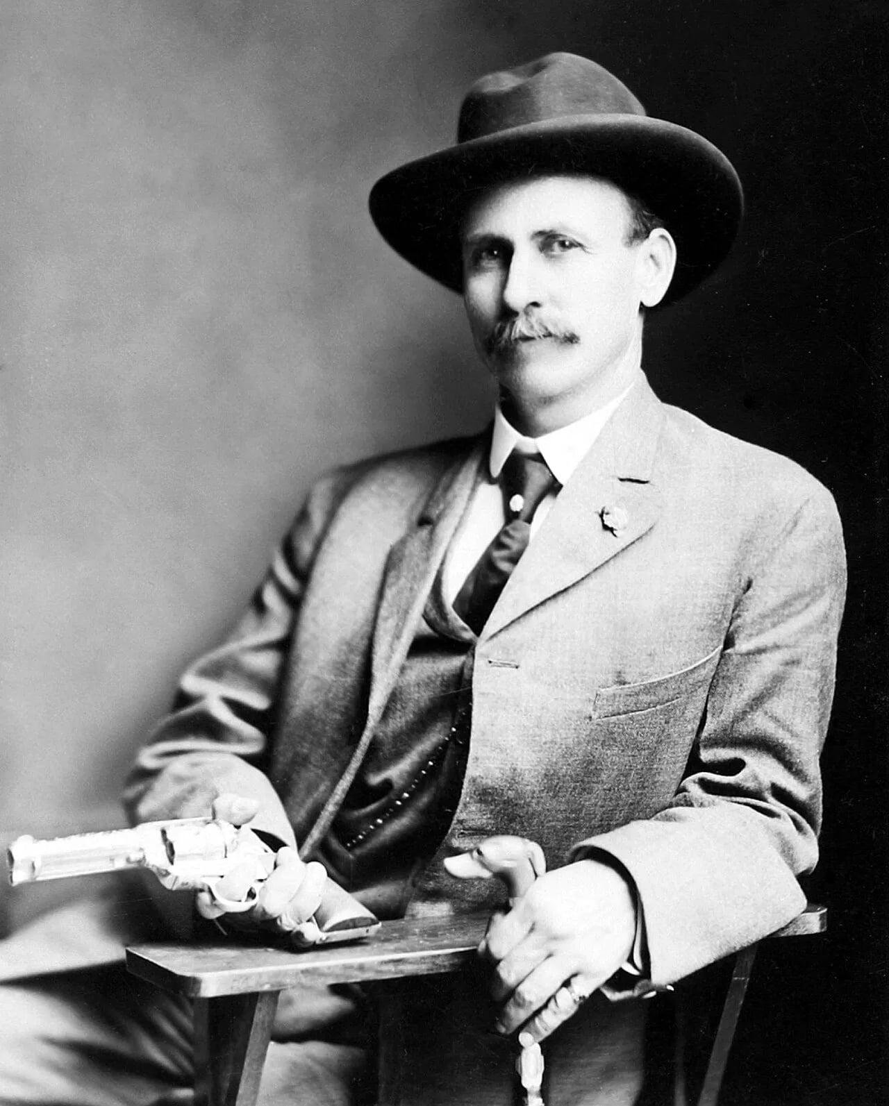 Porträt von Charlie Siringo (1855–1928) – Gedenkseite