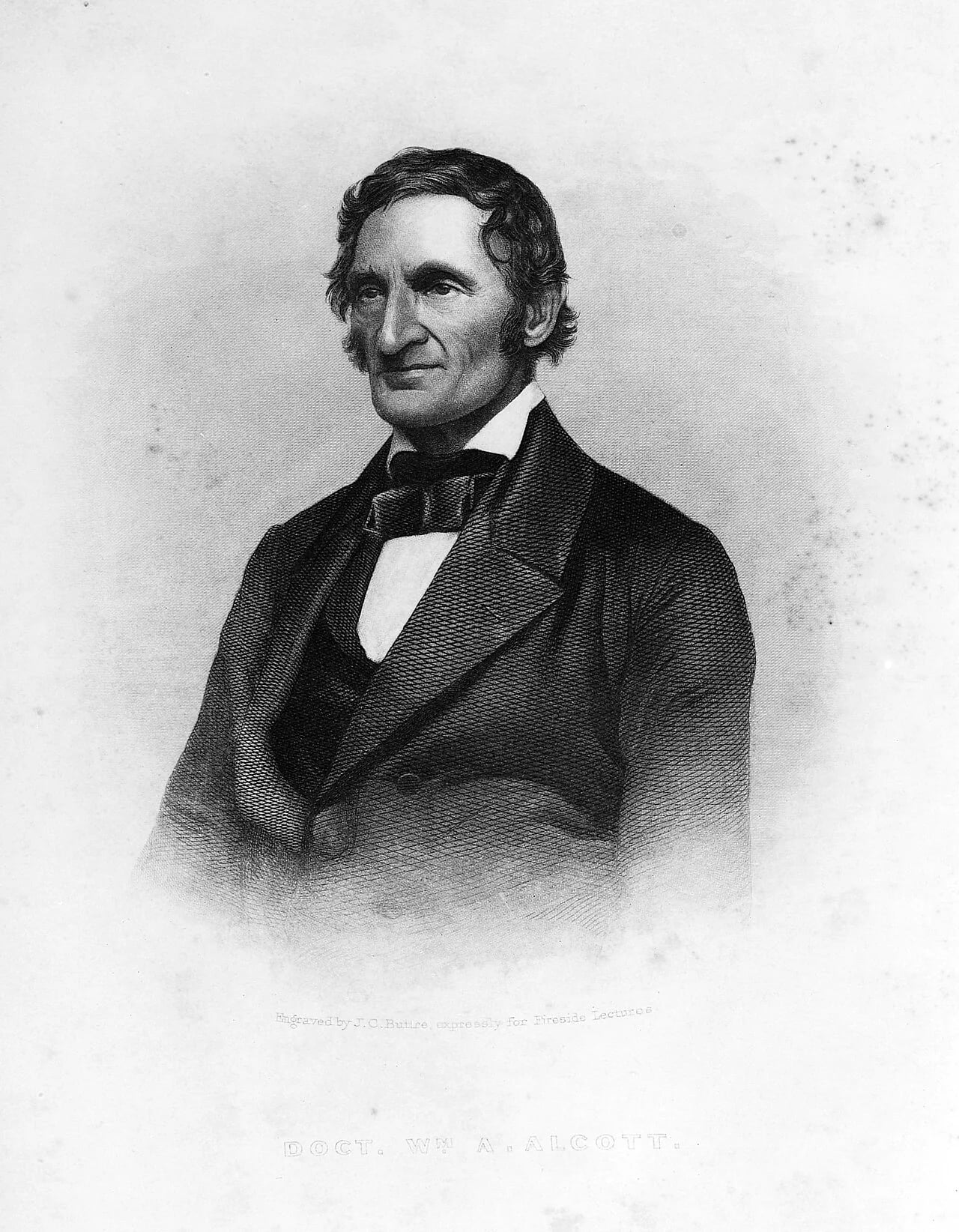 Porträt von William Alexander Alcott (1798–1859) – Gedenkseite