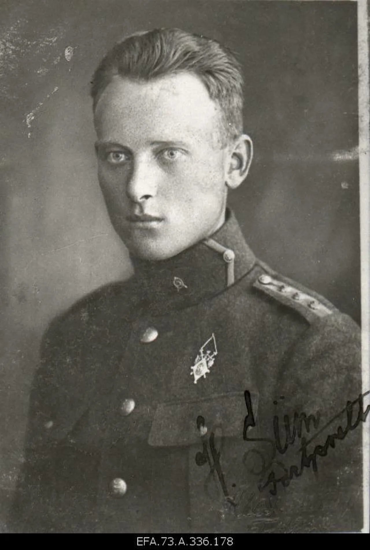 Portrait of Hugo Siim (1904–1944) – memorial page