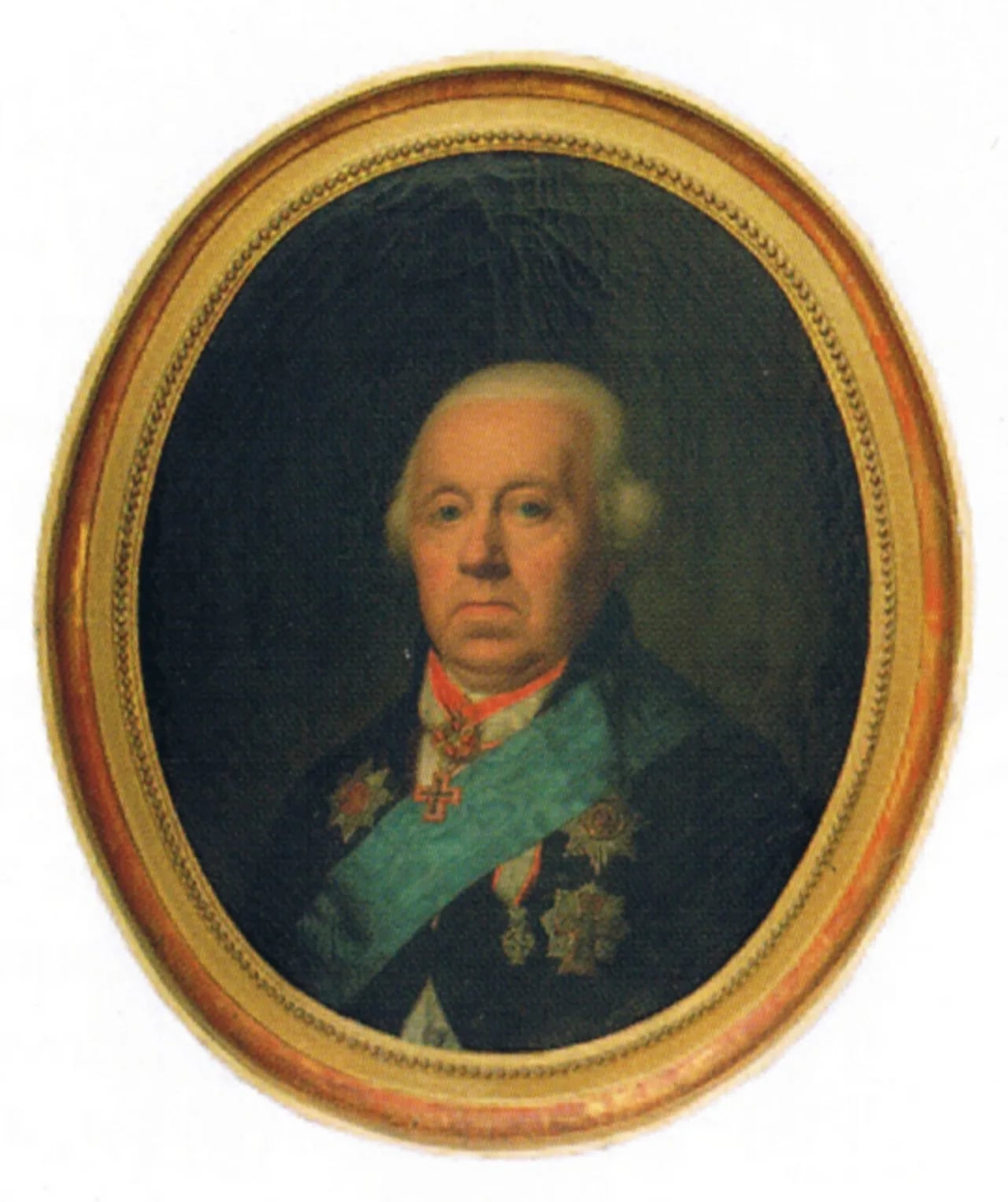 Porträt von Josias von Qualen (1742–1819) – Gedenkseite