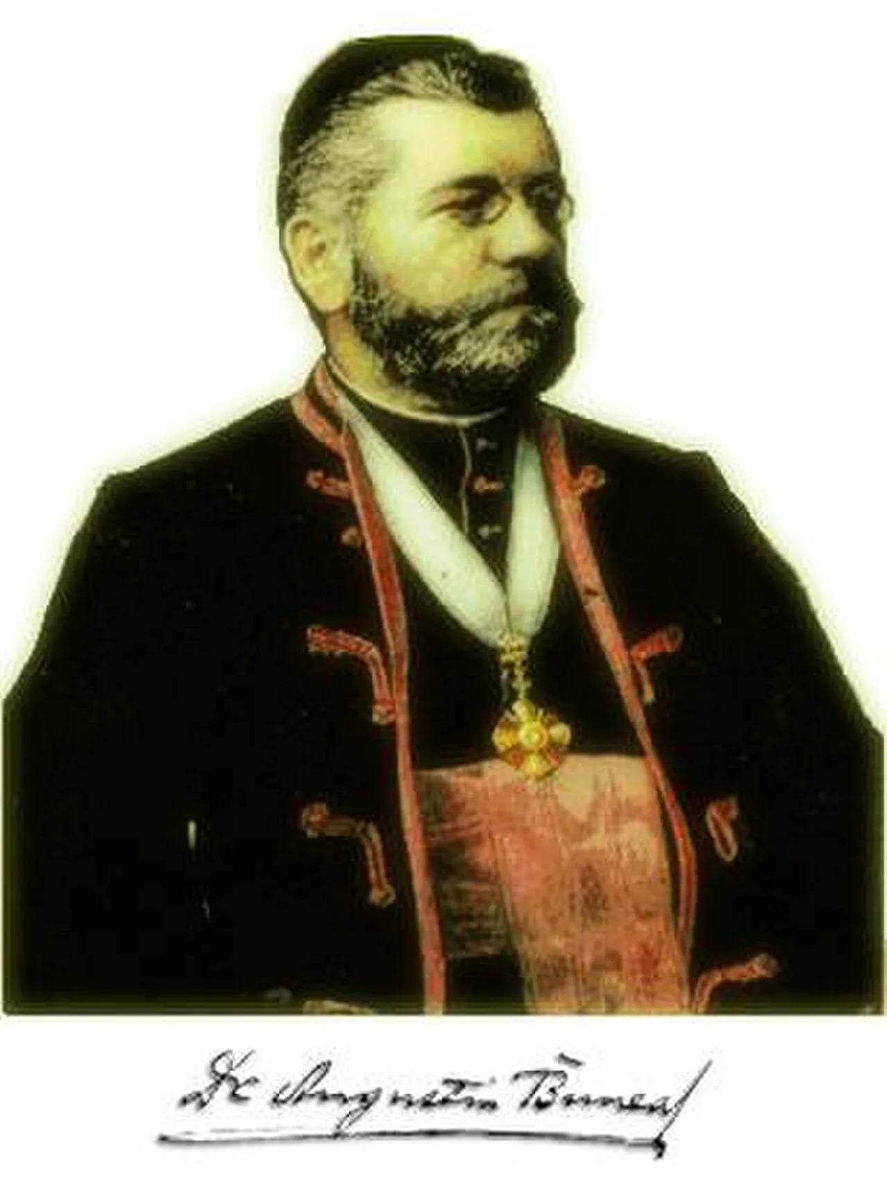 Porträt von Augustin Bunea (1857–1909) – Gedenkseite
