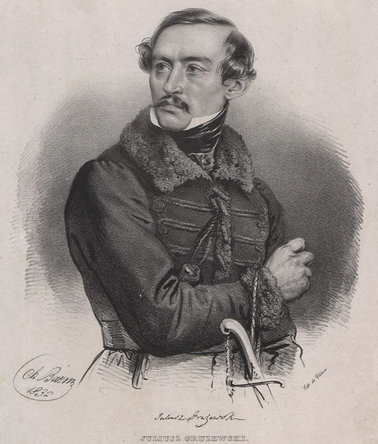 Portrait of Juliusz Grużewski (1808–1865) – memorial page