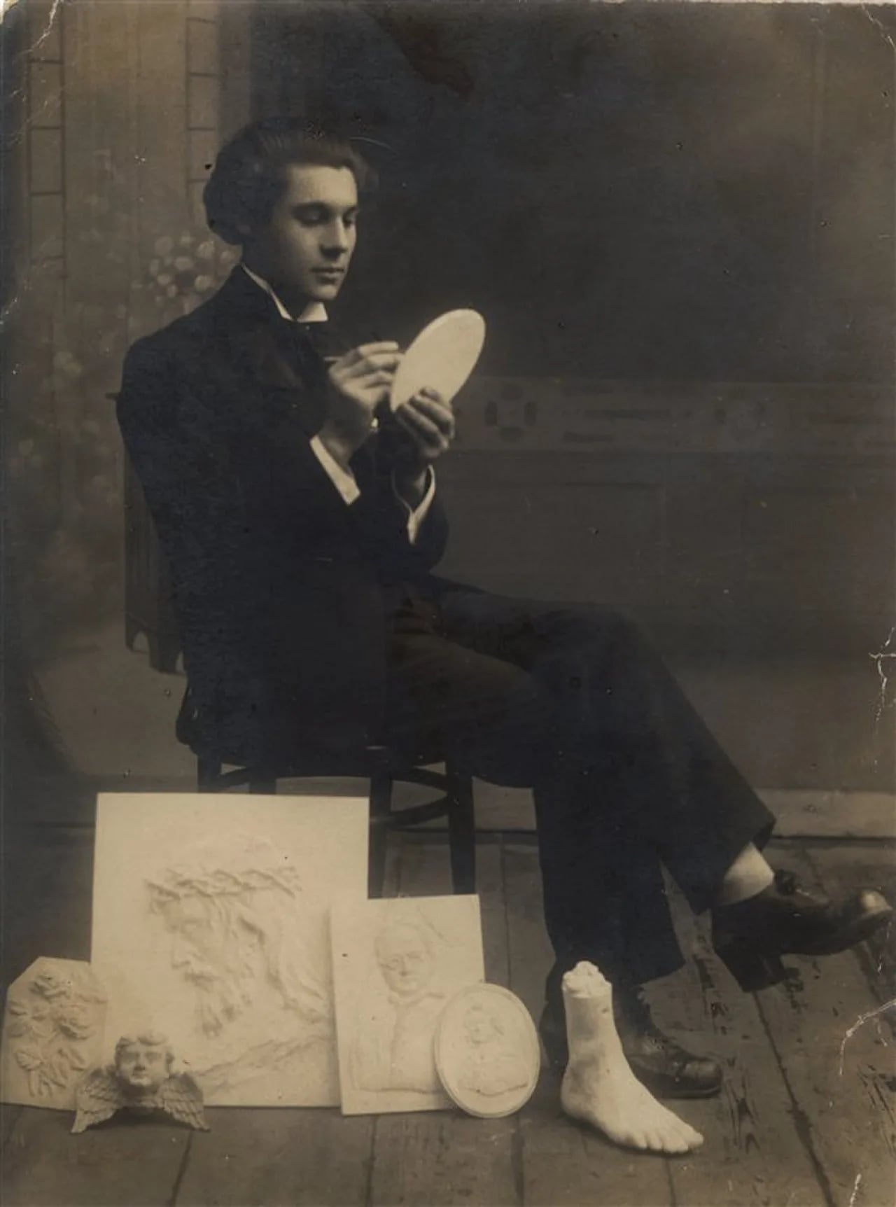 Porträt von Matas Menčinskas (1896–1942) – Gedenkseite