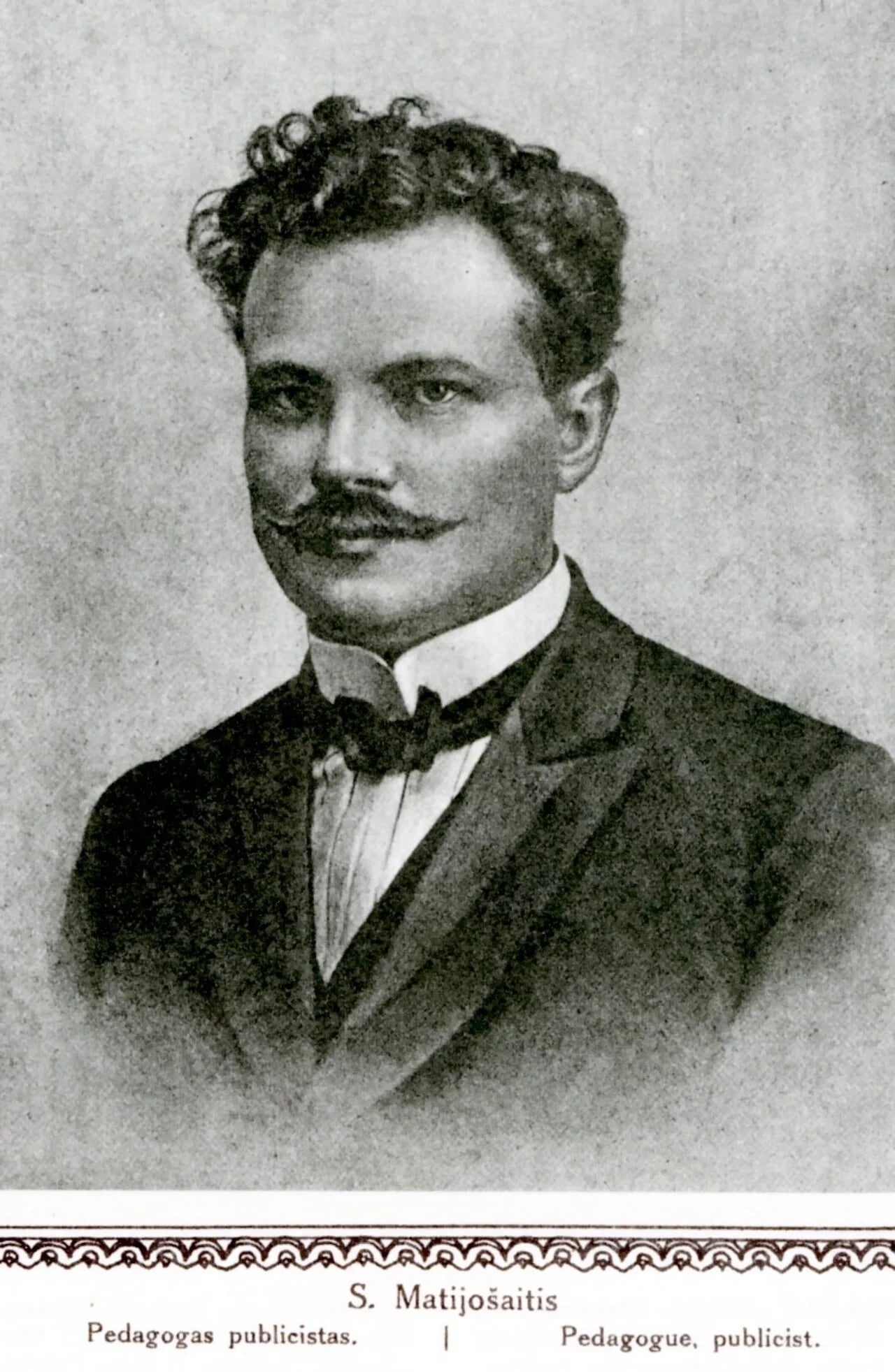 Portrait of Stasys Matjošaitis (1877–1949) – memorial page