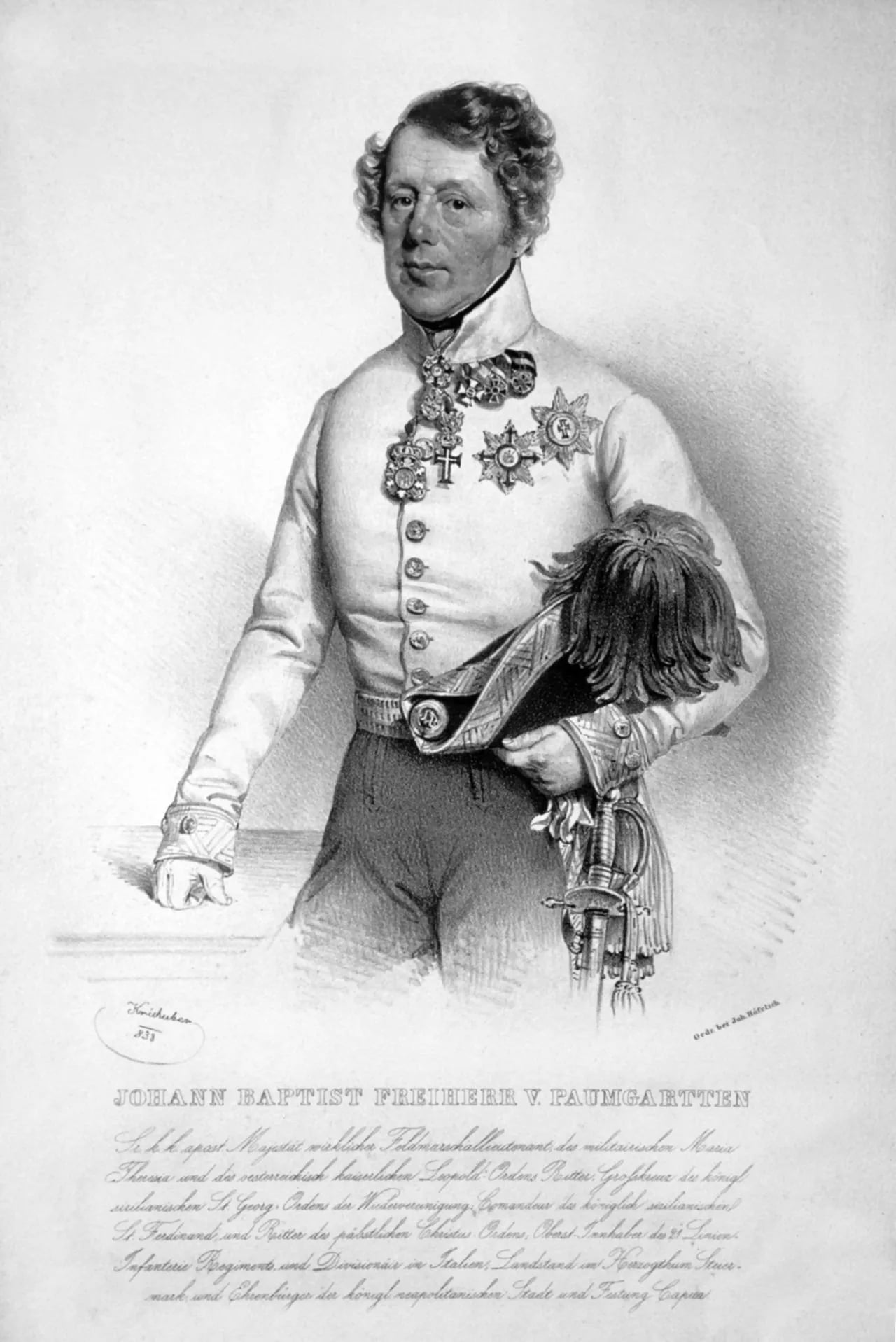 Portrait of Johann Baptist von Paumgartten (1772–1849) – memorial page