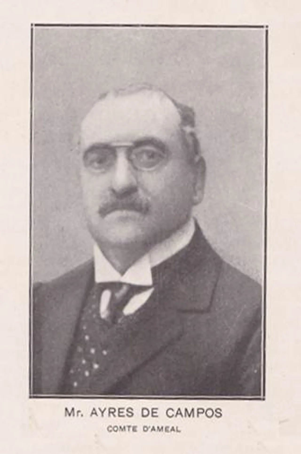 Portrait of João Maria Correia Ayres de Campos, 1st Count of Ameal (1844–1920) – memorial page