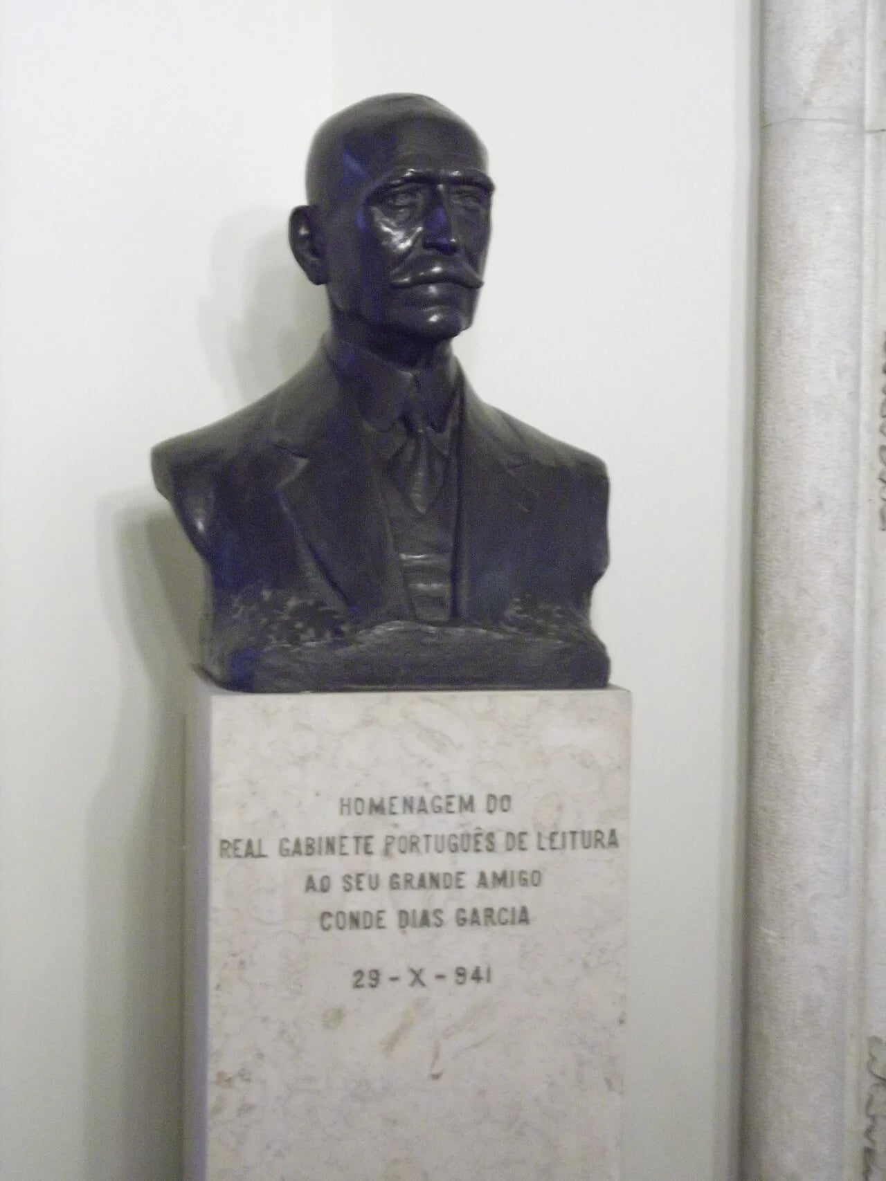 Porträt von António Dias Garcia (1859–1940) – Gedenkseite