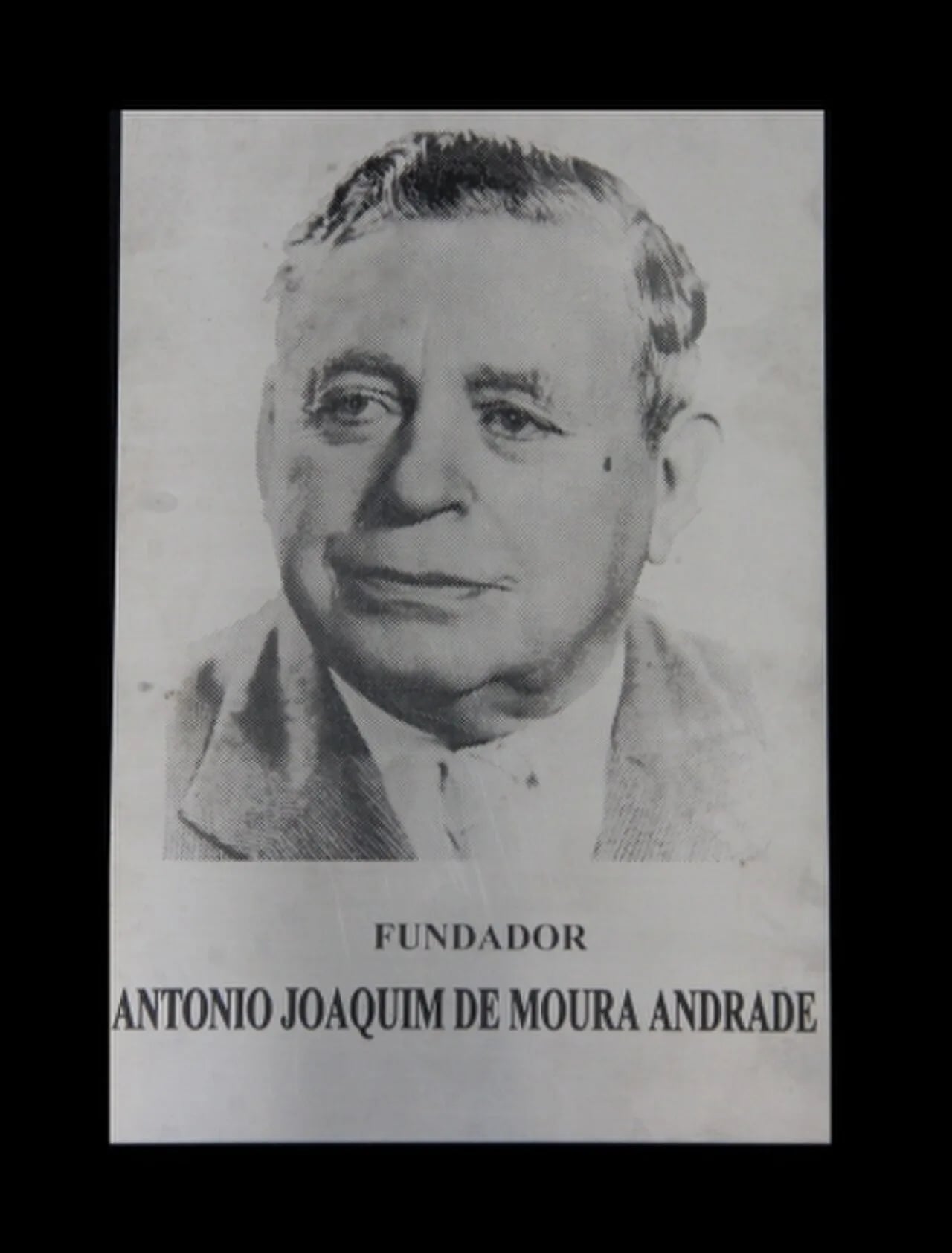 Porträt von Antônio Joaquim de Moura Andrade (1889–1962) – Gedenkseite