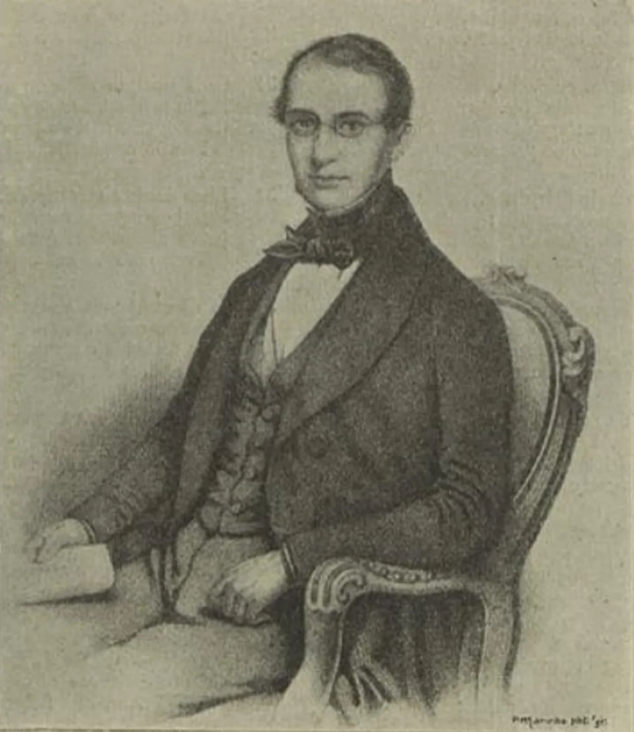 Porträt von António Ribeiro Saraiva (1800–1890) – Gedenkseite