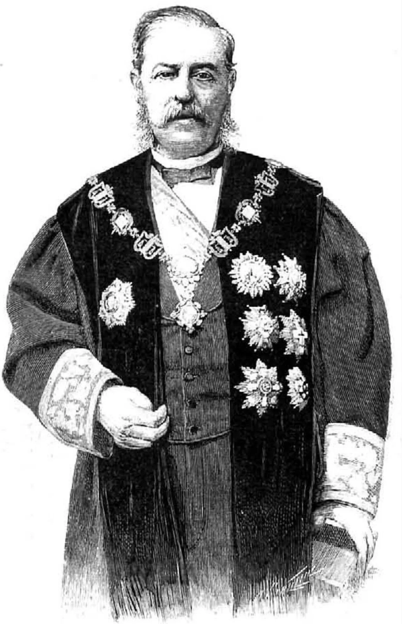Porträt von Emilio Bravo (1827–1893) – Gedenkseite